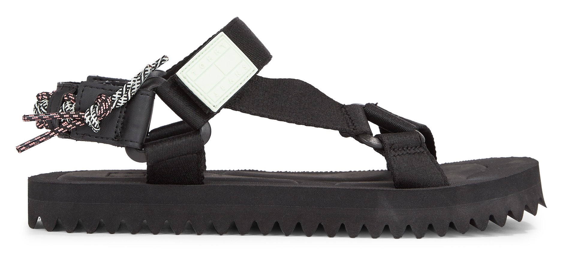 Tommy Jeans Trekkingsandale »TJW EVA SANDAL«, Outdoorschuh, Sommerschuh, Freizeitsandale mit Zierschnürung