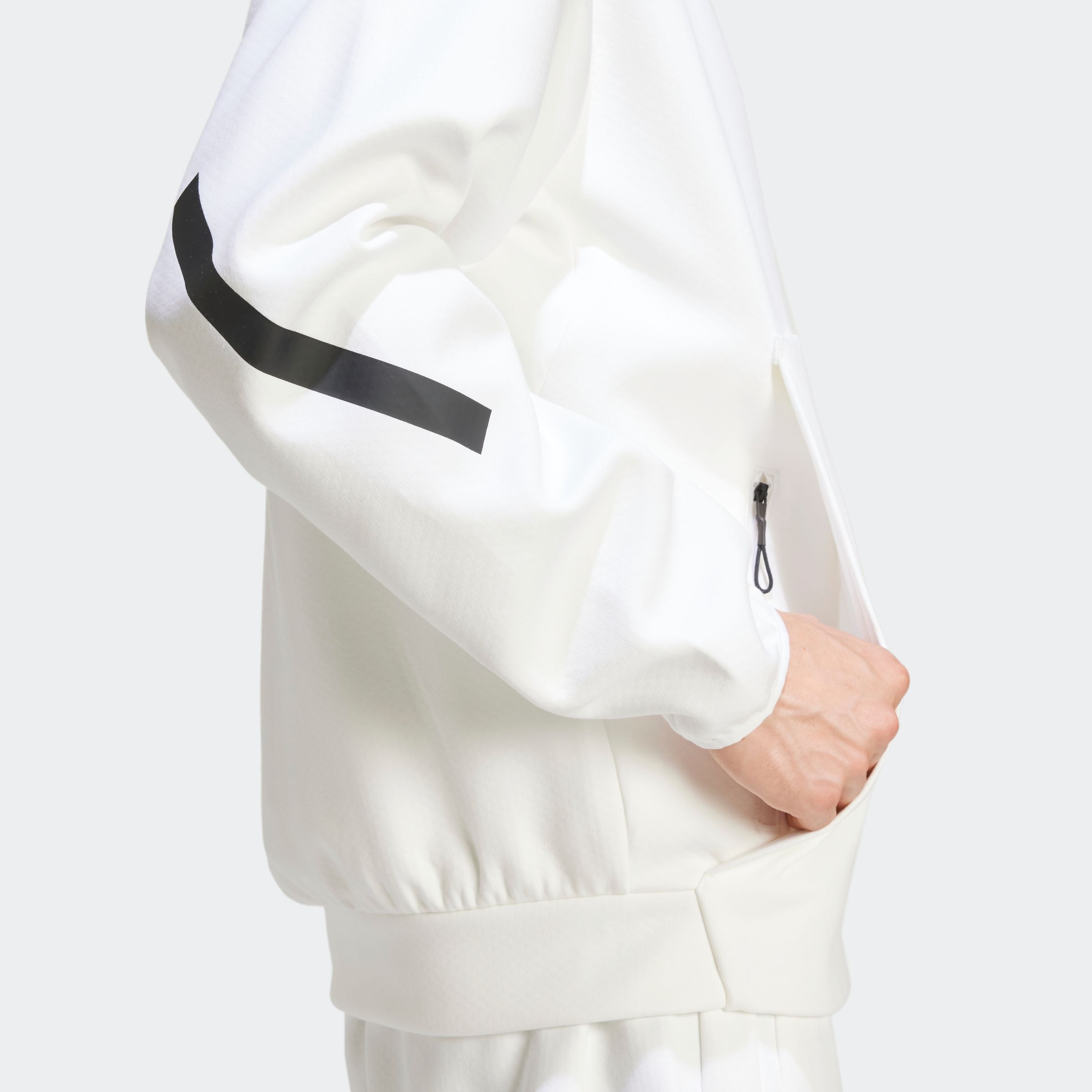 adidas Sportswear Kapuzensweatshirt »M Z.N.E. FZ«, für sportliche Aktivitäten, aus Polyester und Baumwolle
