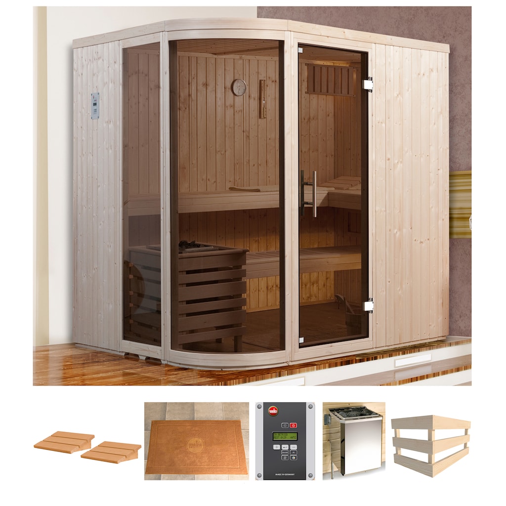 weka Sauna »Sara 1«, 7,5 kW Bio-Kombiofen mit ext. Strg.