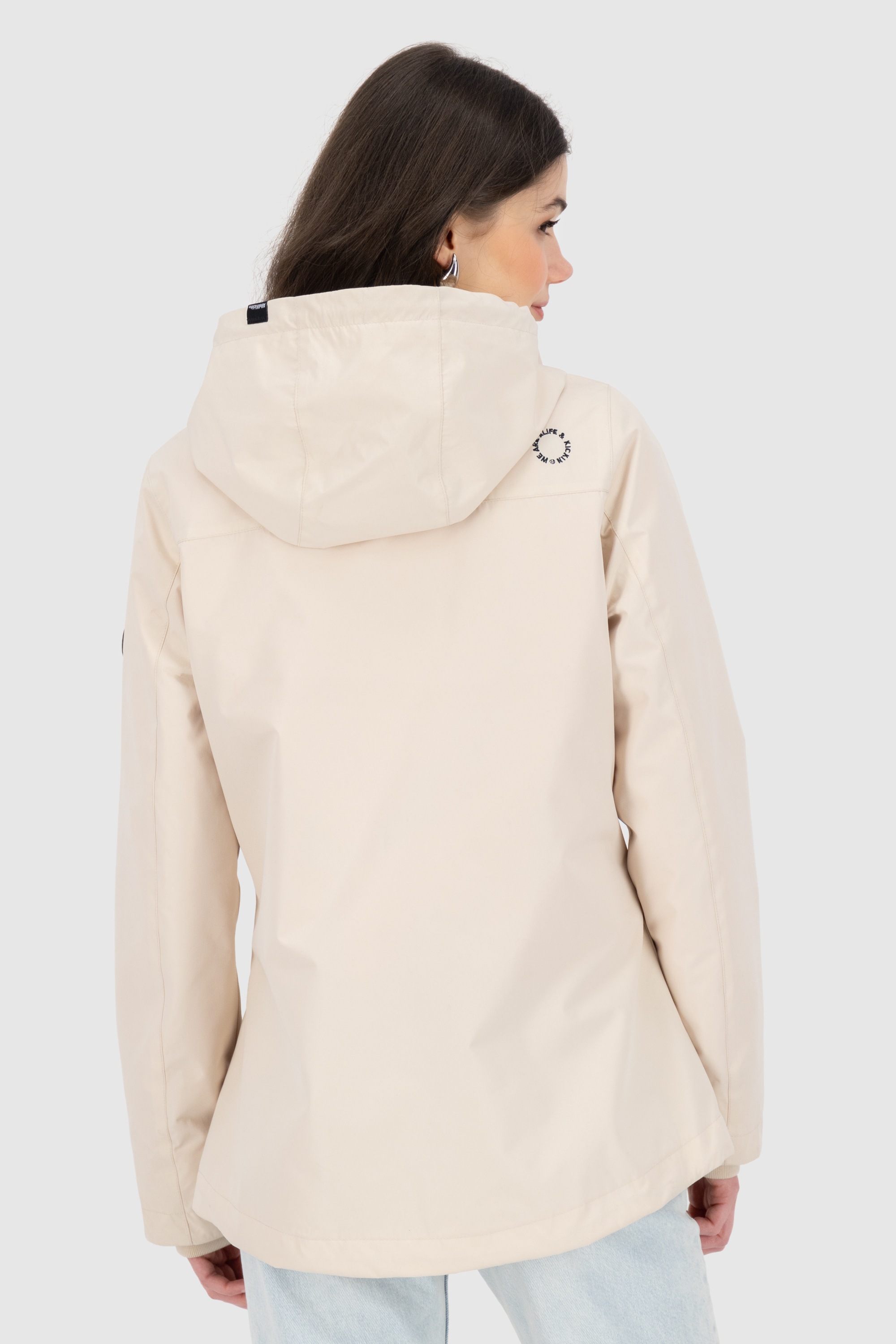 Alife & Kickin Outdoorjacke »LilouAKA« mit Kapuze leichte, taillierte Übergangsjacke mit verstellbarer Kapuze