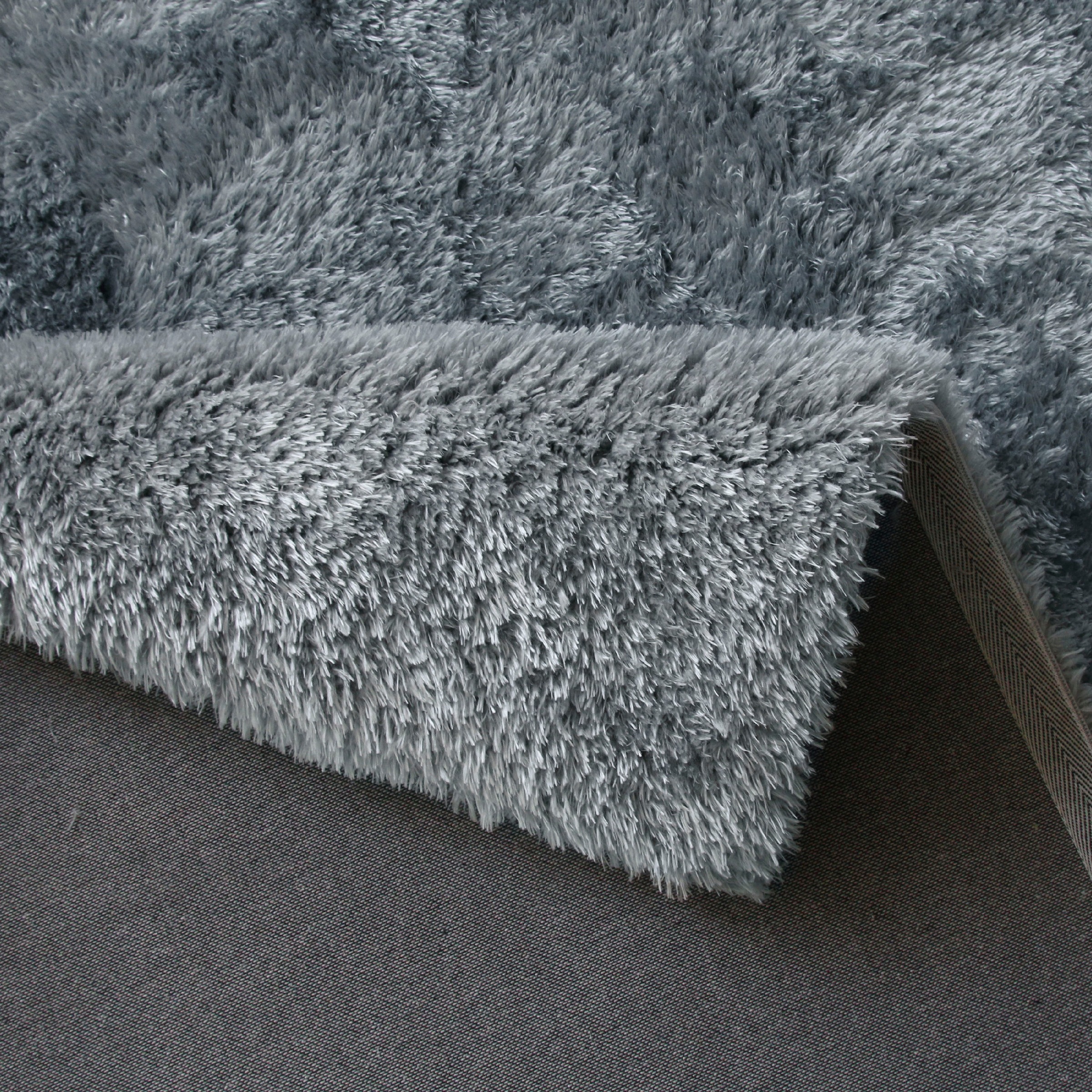 my home Hochflor-Teppich »Micro Shaggy«, rechteckig, 53 mm Höhe, weich, flauschig, Uni-Farben, Wohnzimmer, Schlafzimmer, Kinderzimmer