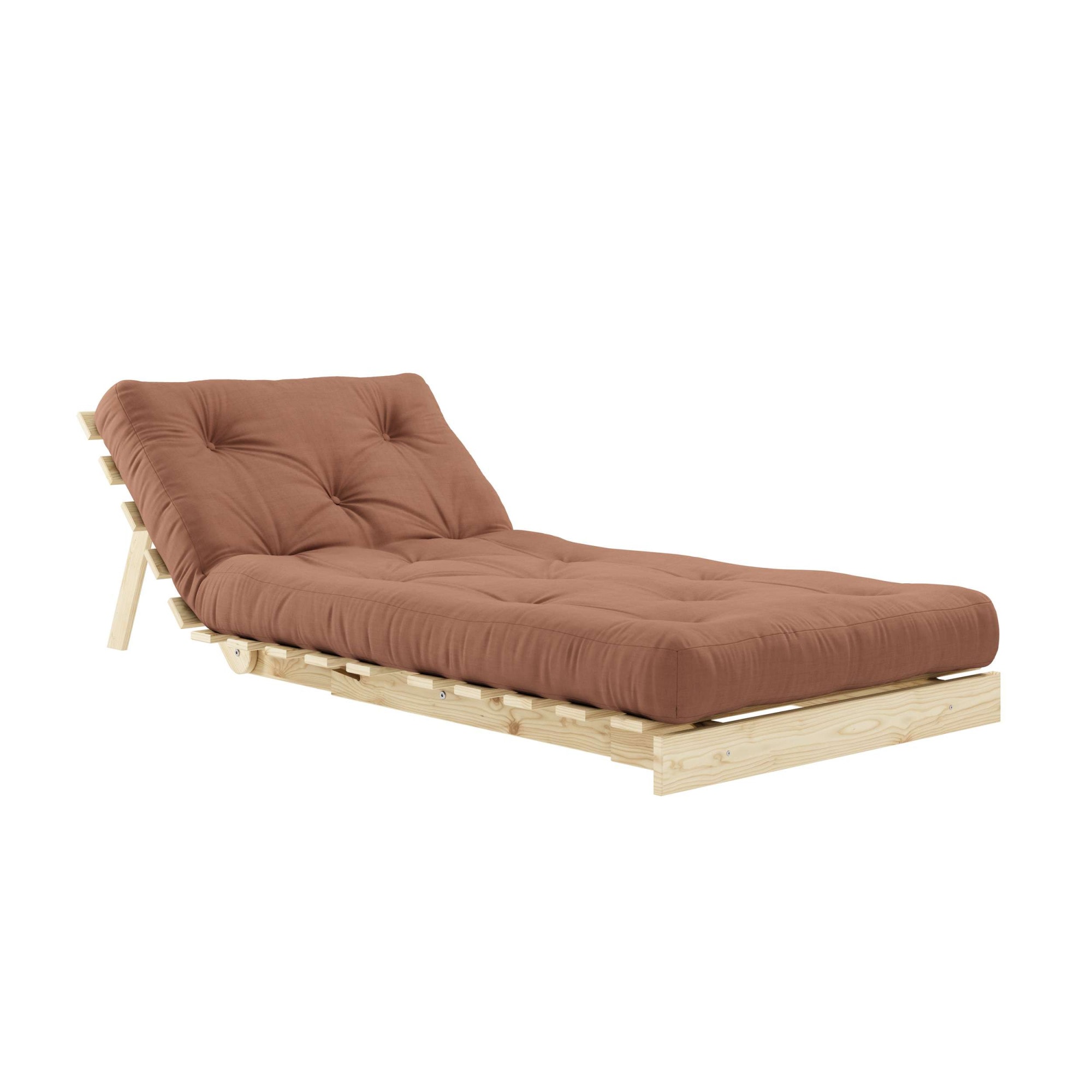 Karup Design Daybett »Roots Sofa Bed, Schlafsofa, Daybett, Bettfunktion, FSC®-Massivholz« Erhältlich in Breite 90 cm, 140 cm oder 160 cm,  Inkl. Futonmatratze. Mehrere Größen & Farben, Made in Europe