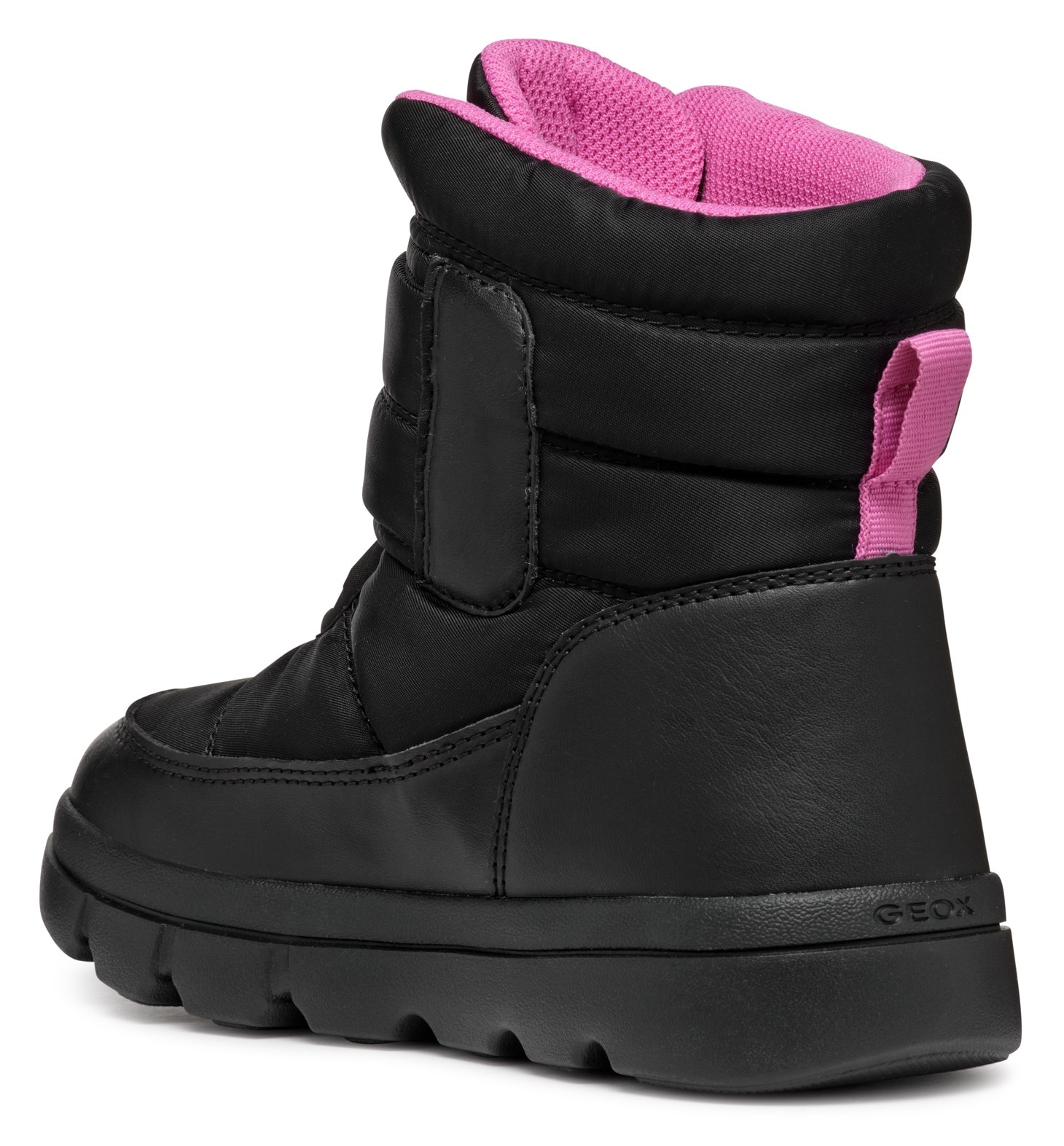 Geox Winterboots »J WILLABOOM GIRL B A«, Klettstiefel, Babystiefel Snowboots mit Plateausohle