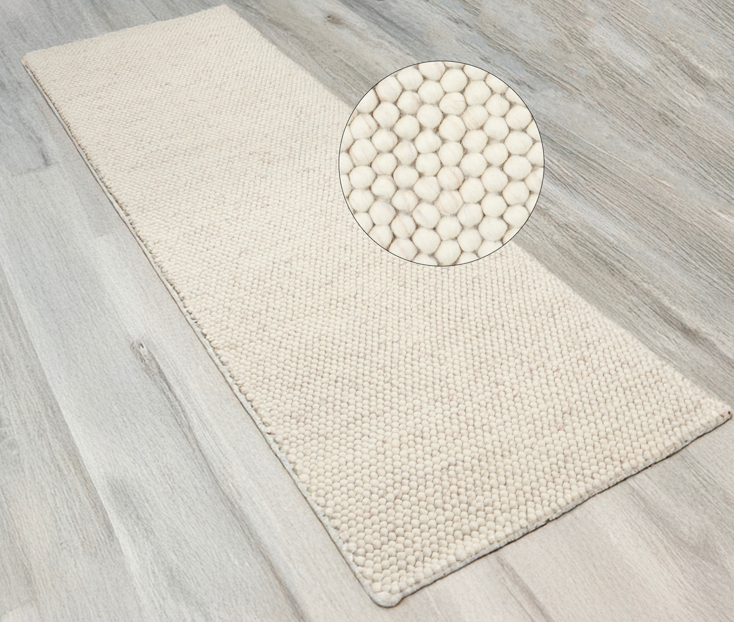 LeGer Home by Lena Gercke Läufer »Ainhoa, Wolle« rechteckig 14 mm Höhe handgewebt, Handweb Teppiche, Wohnzimmer, Schlafzimmer, Esszimmer