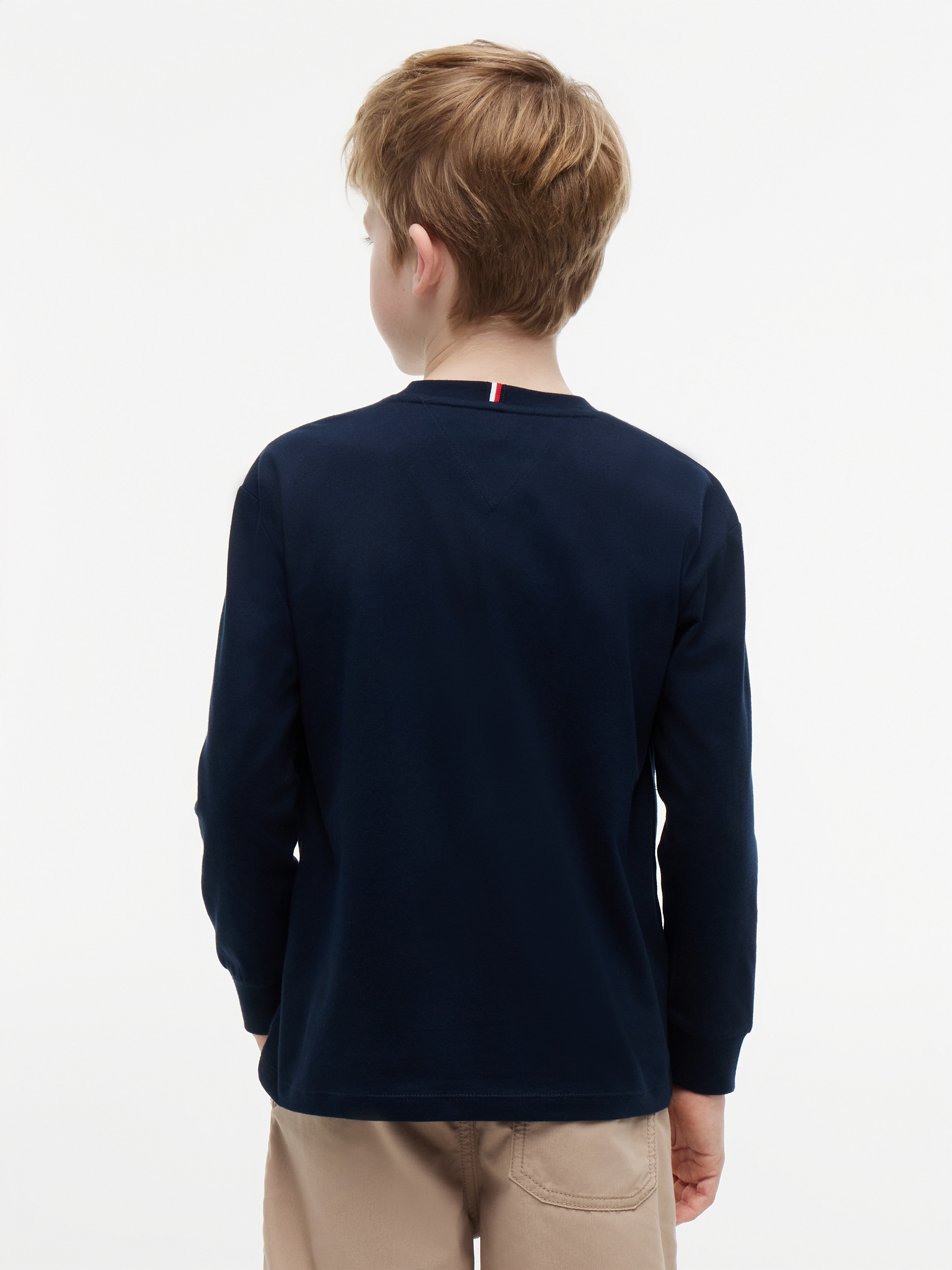 Tommy Hilfiger Langarmshirt »ESSENTIAL T-SHIRT LS« für Kinder bis 16 Jahre, Markenlogo
