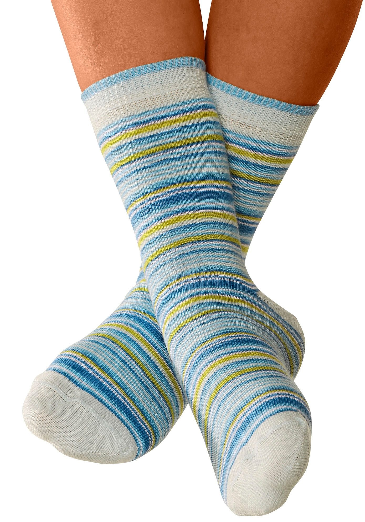 H.I.S Socken, (Set, 5 Paar), bei & mit ♕ verstärkter Ferse Spitze