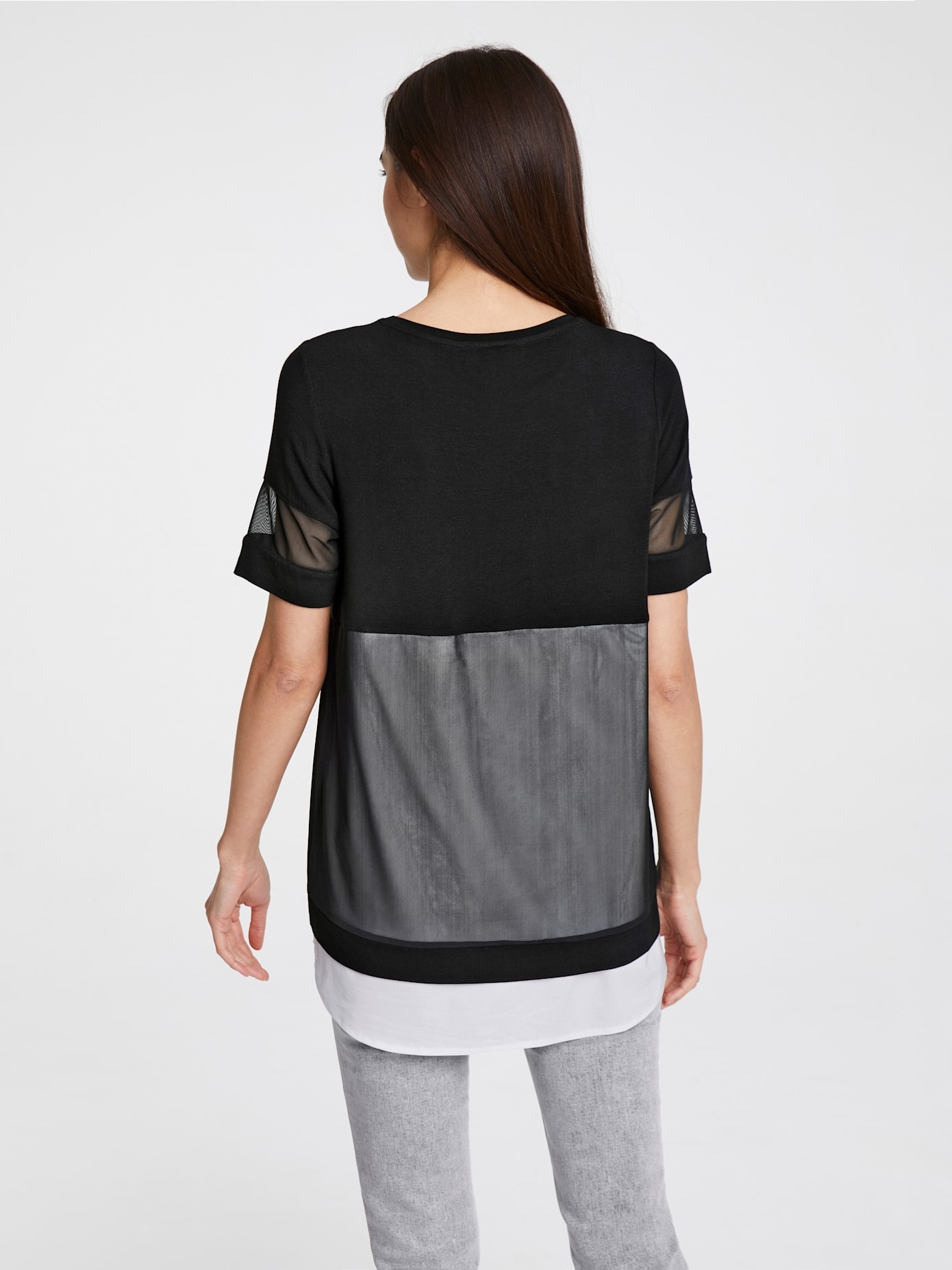 heine Rundhalsshirt »Shirt«, (1 tlg.)