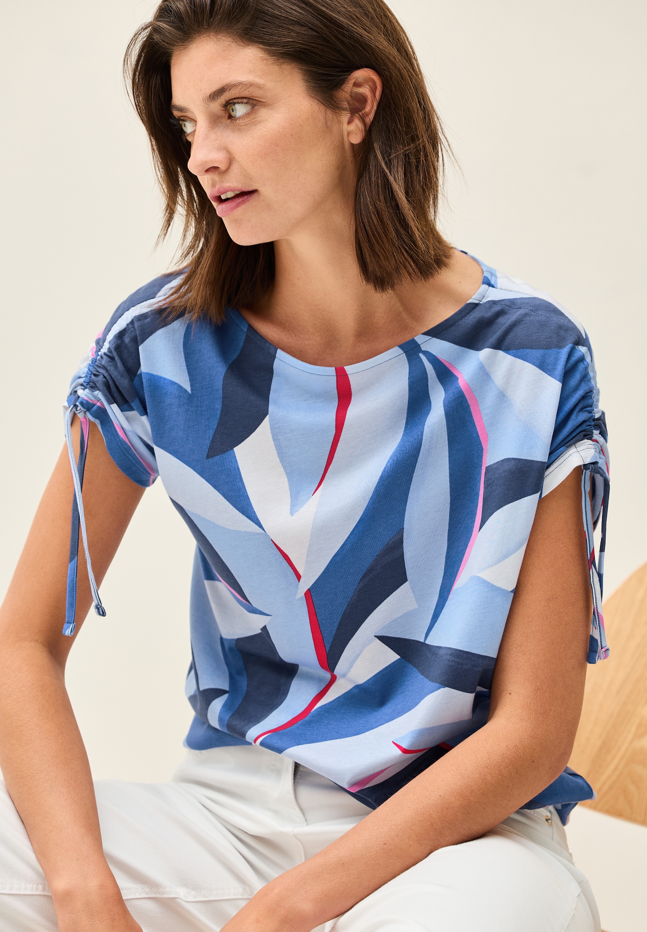 Cecil T-Shirt, mit All-Over Print