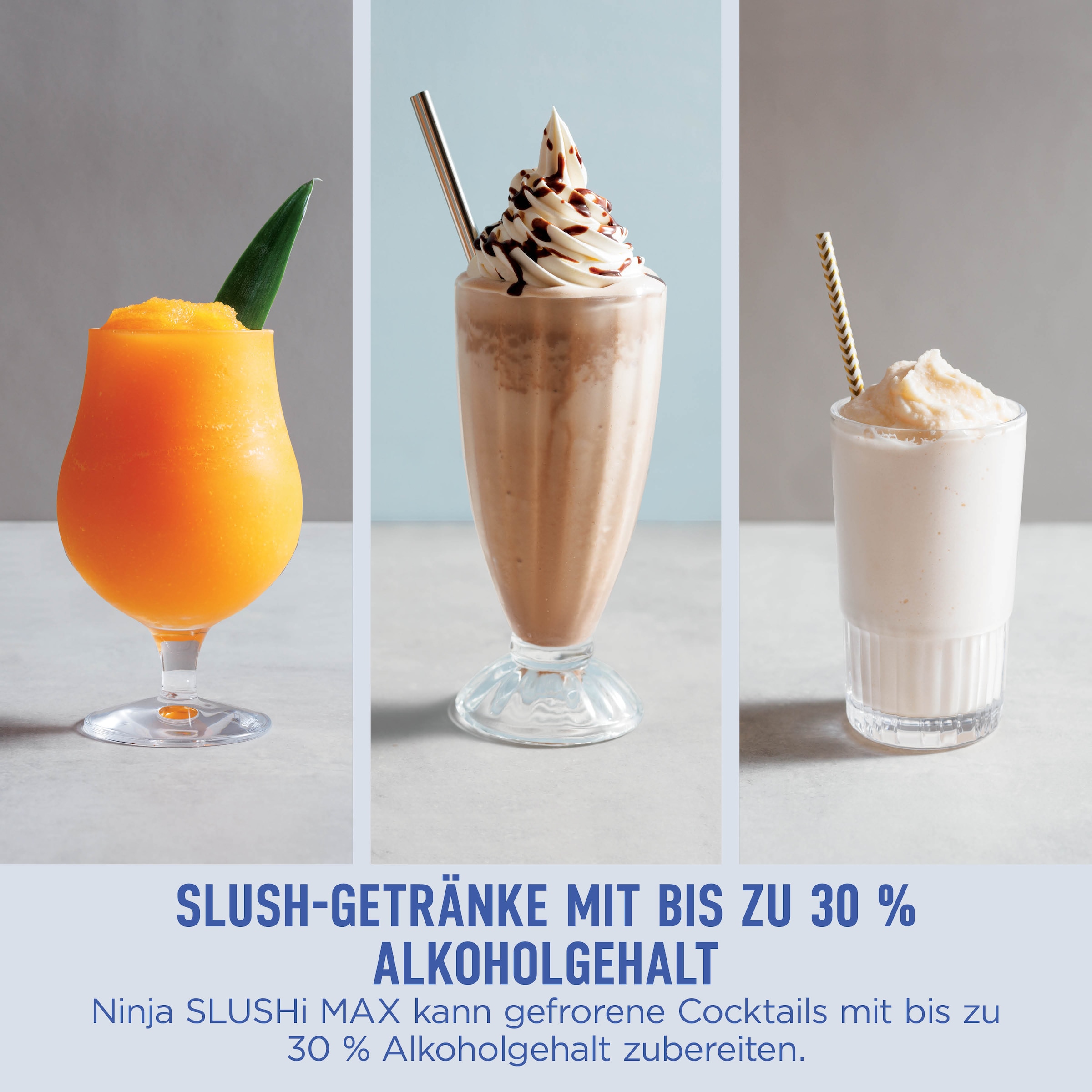 NINJA Slush-Eismaschine »SLUSHi MAX – Mokka FS605EUBR« 3,31 l 280 W für gefrorene Getränke, SlushAssist-Technologie