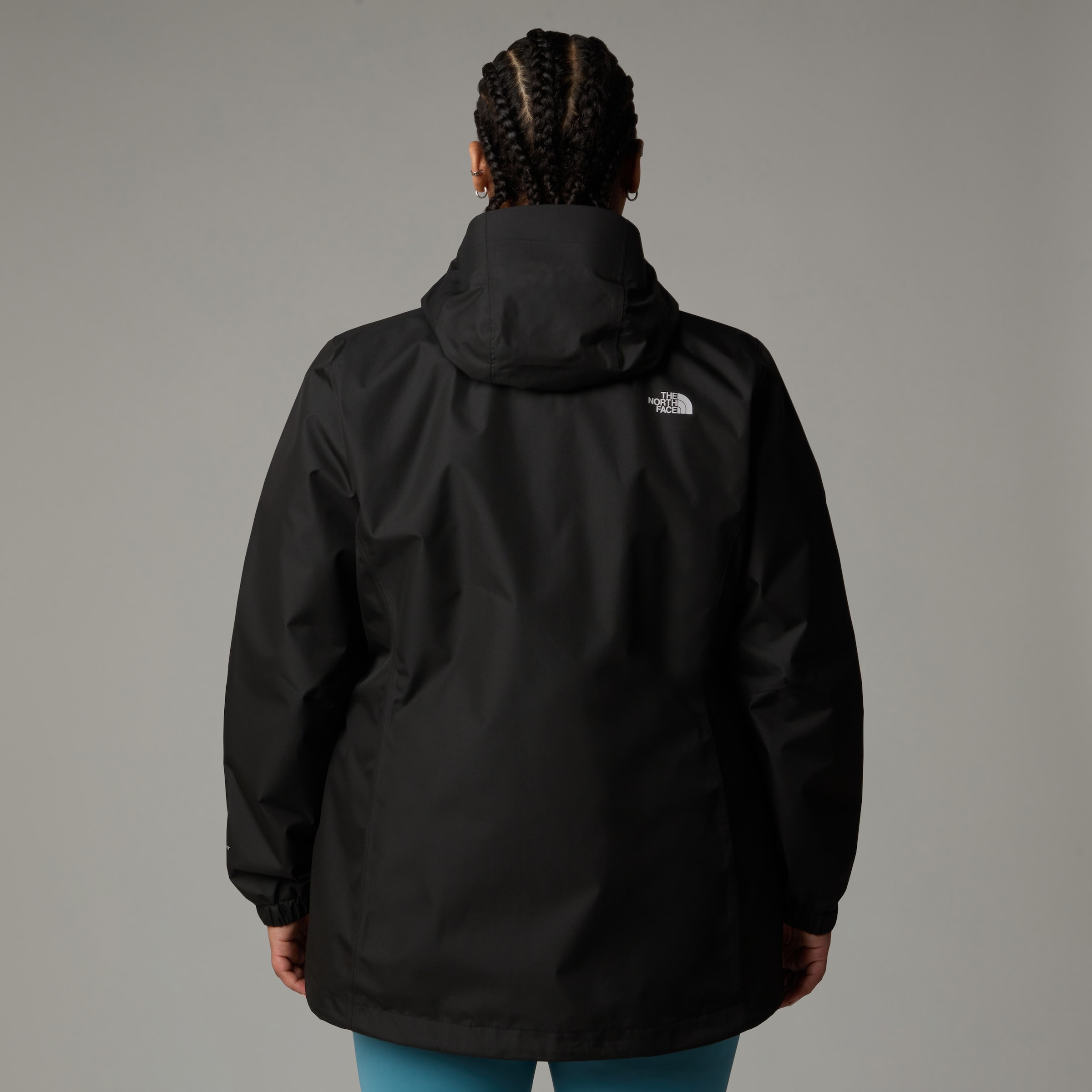 The North Face Funktionsjacke »W QUEST PLUS JACKET - EU«, (1 St.), mit Kapuze, winddicht, wasserdicht und atmungsaktiv