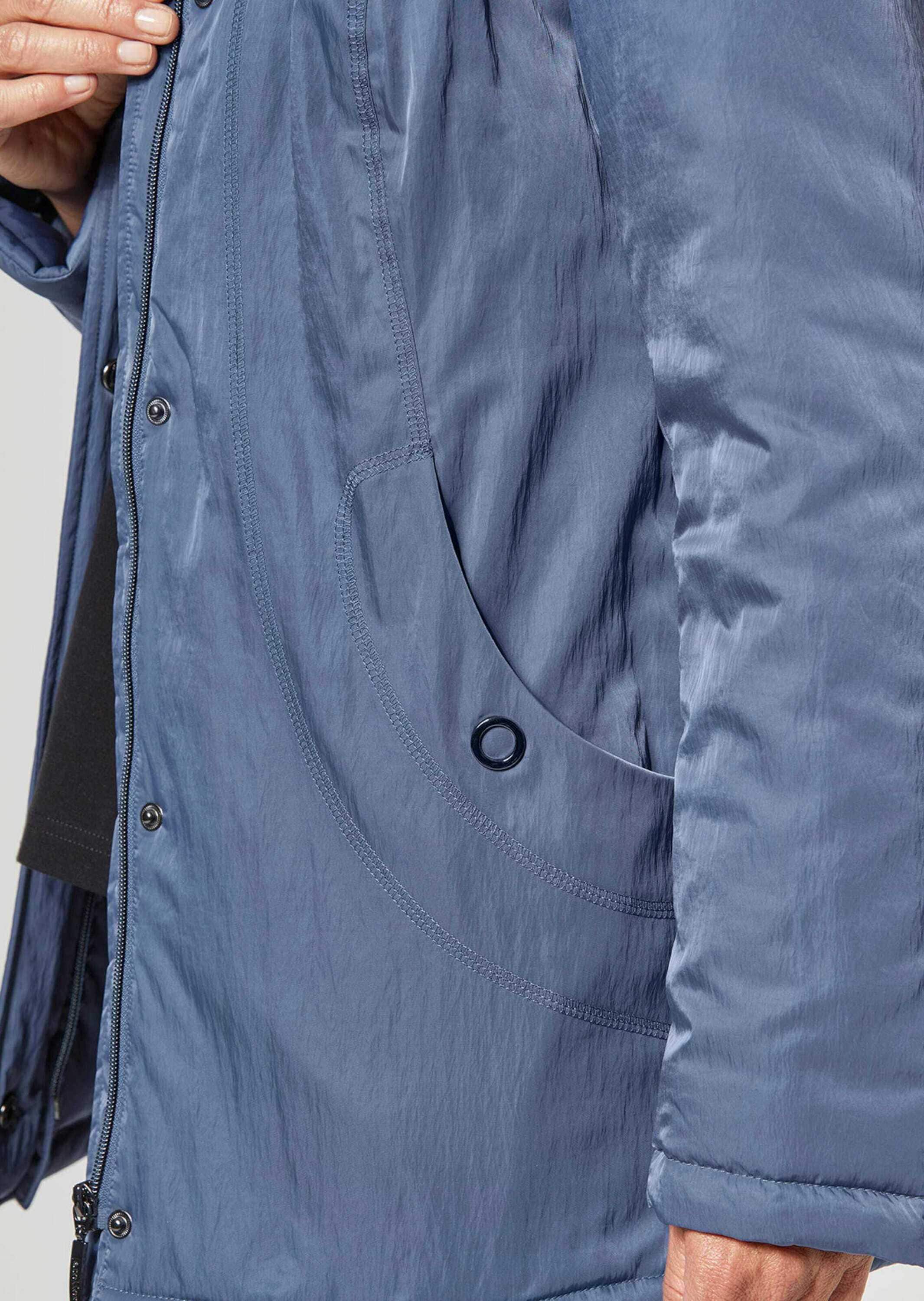 GOLDNER Winterjacke »Jacke mit Kapuze Jacke mit Kapuze in dezenter Crashstruktur«