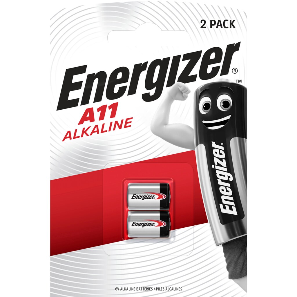 Energizer Batterie »2 Stck Alkali Mangan A11«, 6 V, (Packung, 2 St.)