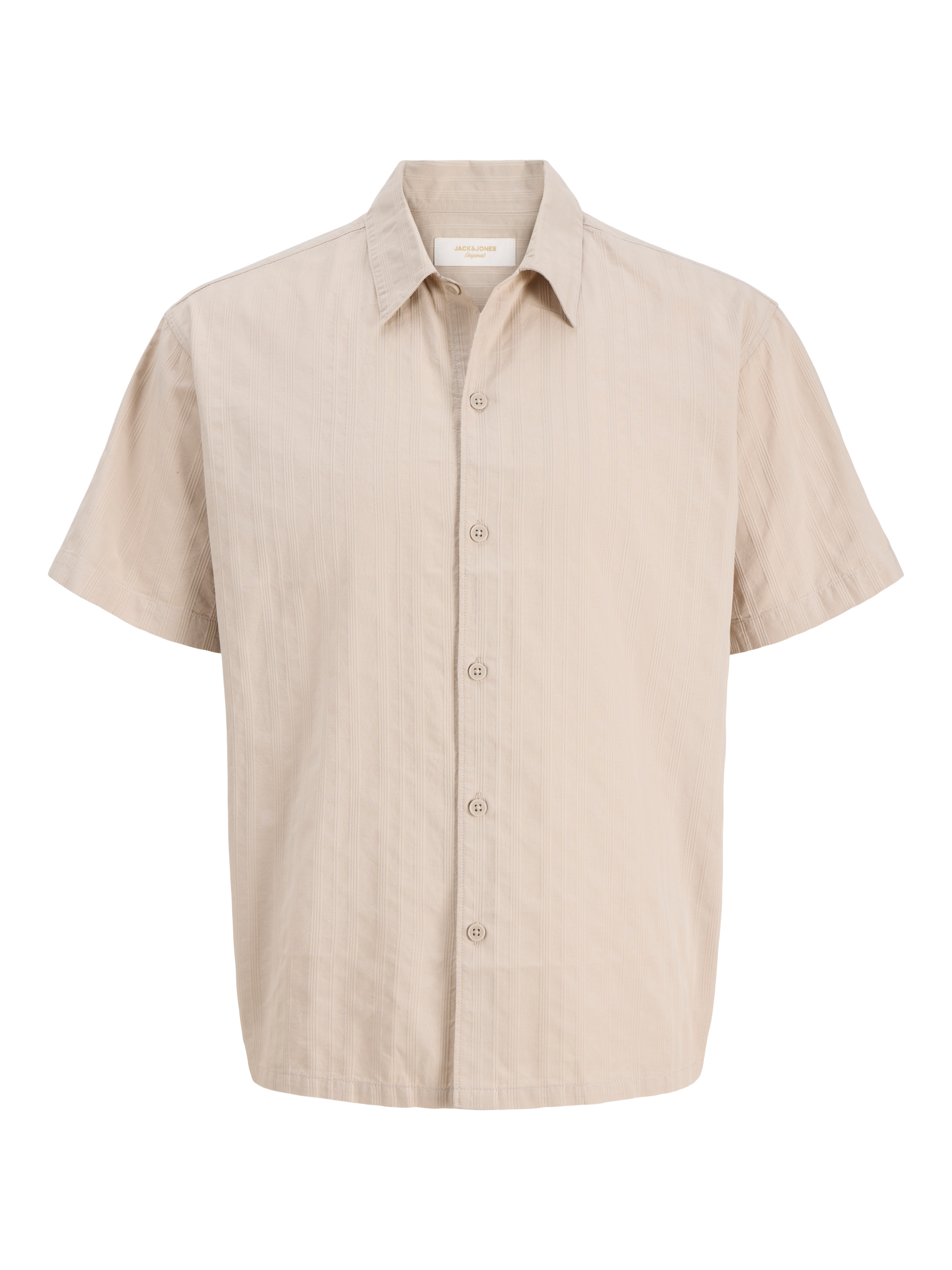 Jack & Jones Kurzarmhemd »JORRIVIERA TEXTURE SHIRT SS« mit Hemdkragen