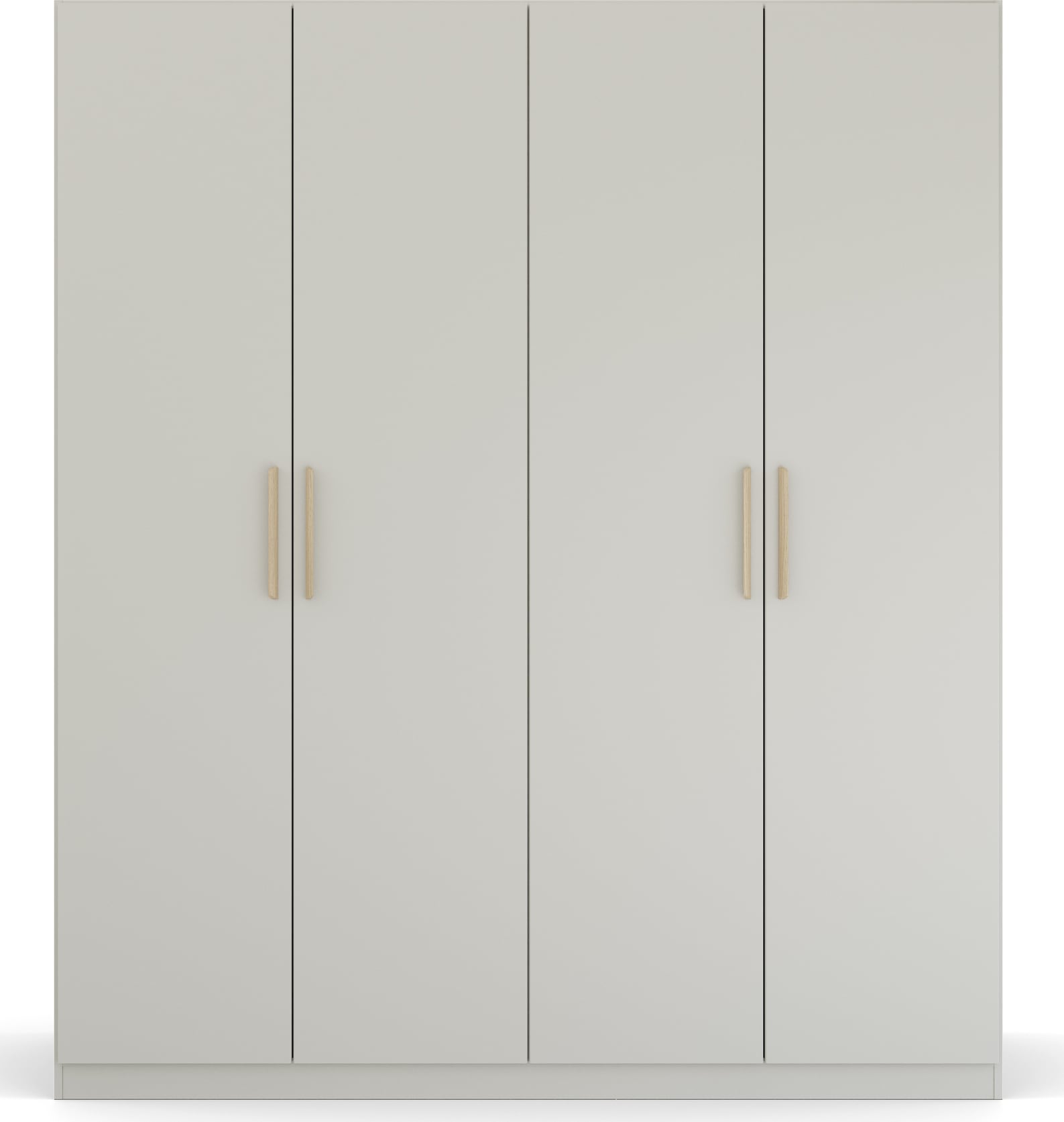rauch Kleiderschrank »Drehtürenschrank Schrank Garderobe Ankleide SKANDI BY QUADRA SPIN« Breiten: 181/226/271 cm, Höhe 210 cm,  im Landhaus-Stil mit Massivholzgriffen aus Wildeiche