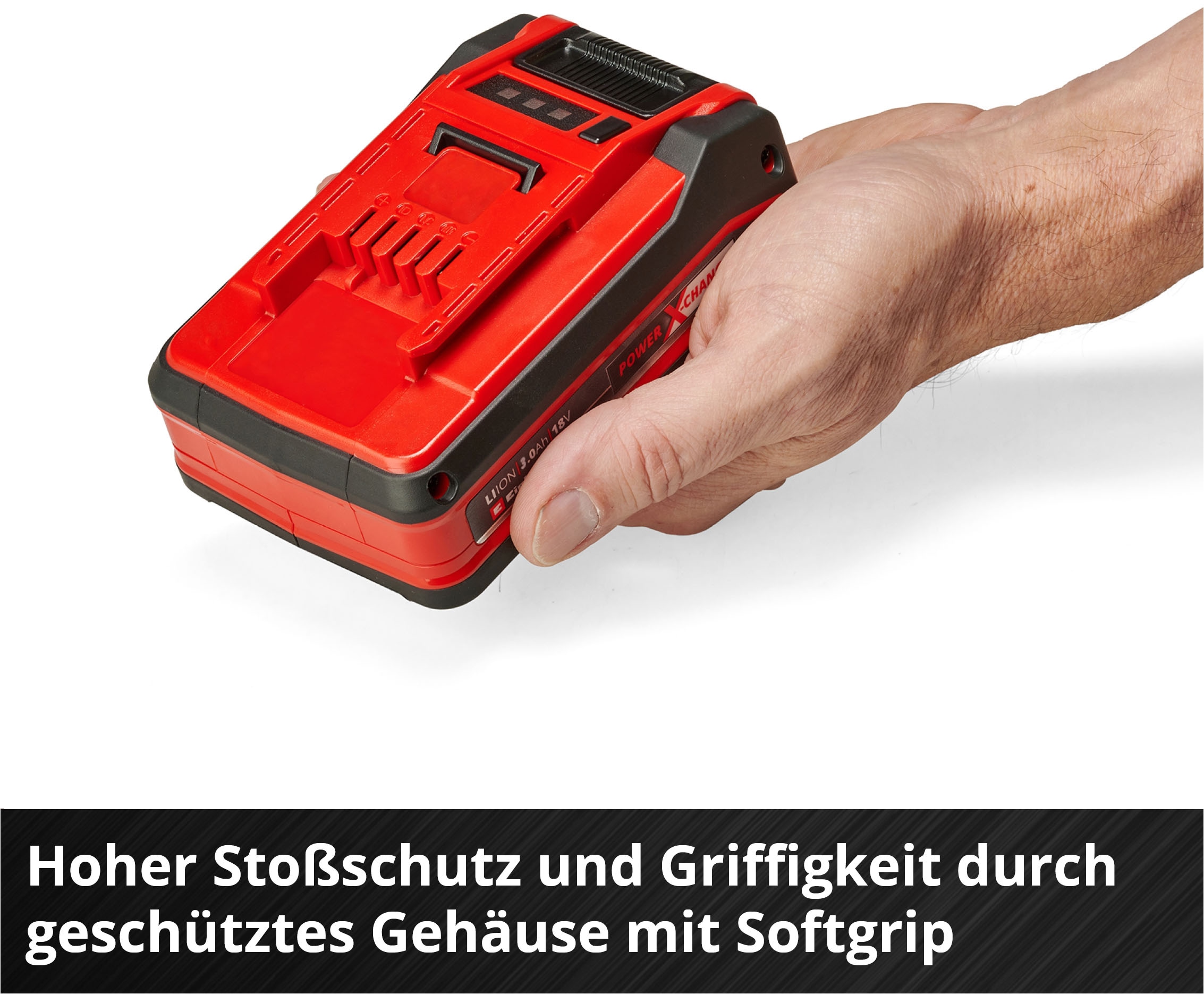 Einhell Akku »»PXC Plus Twinpack««, 18 V, 3 Ah, universell verwendbar für alle Power X-Change Geräte