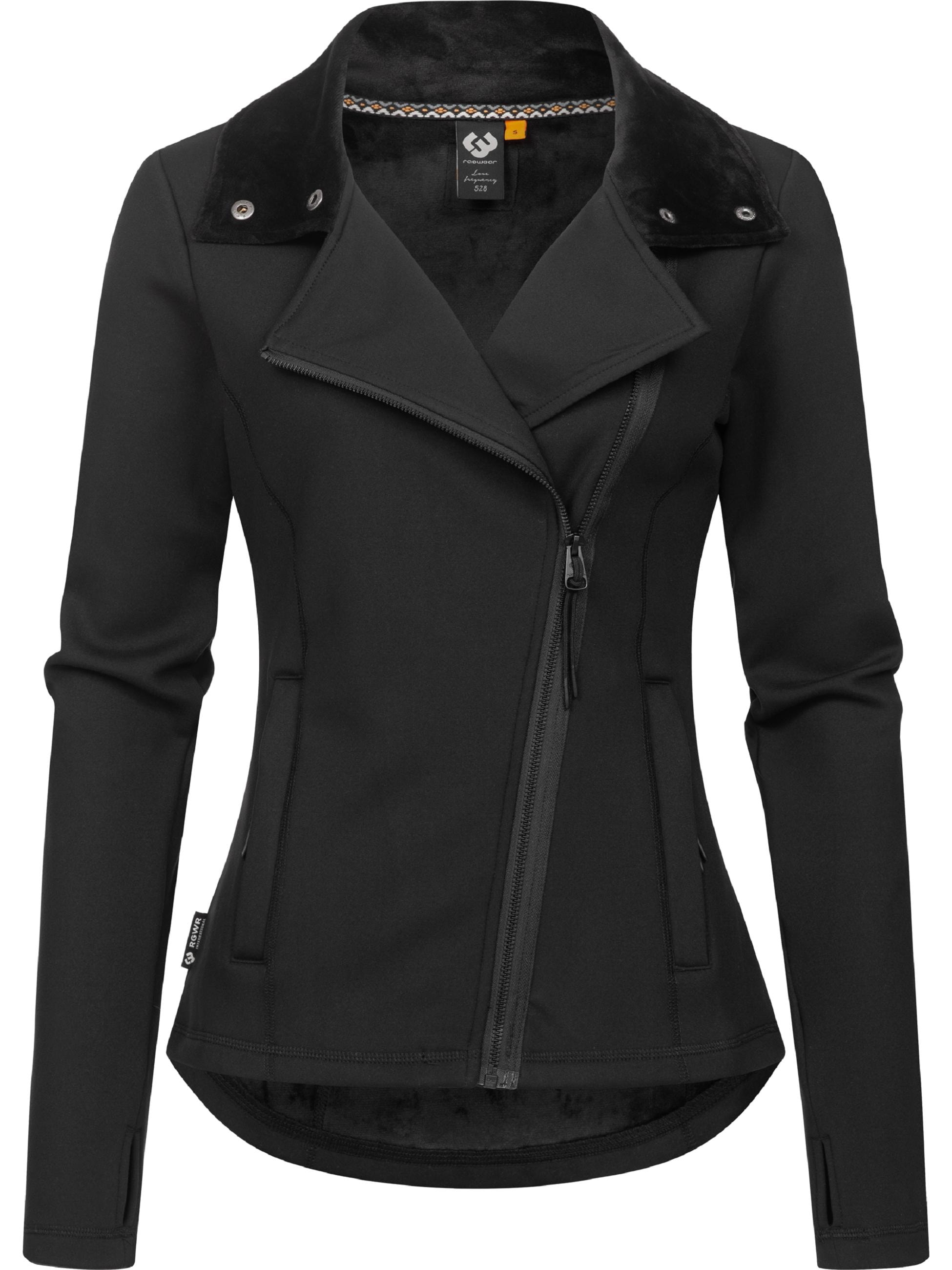 Ragwear Sweatjacke »Sweatjacke Saskie«, Modische Damen Kapuzenjacke mit kuschlig weichem Innenfutter