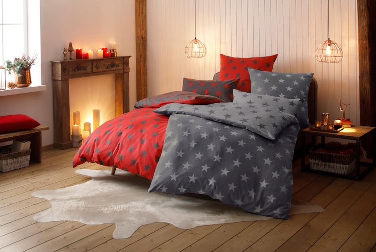Wendebettwäsche »Stella in Gr. 135x200, 155x220 oder 200x200 cm«, (2 tlg.), Bettwäsche...