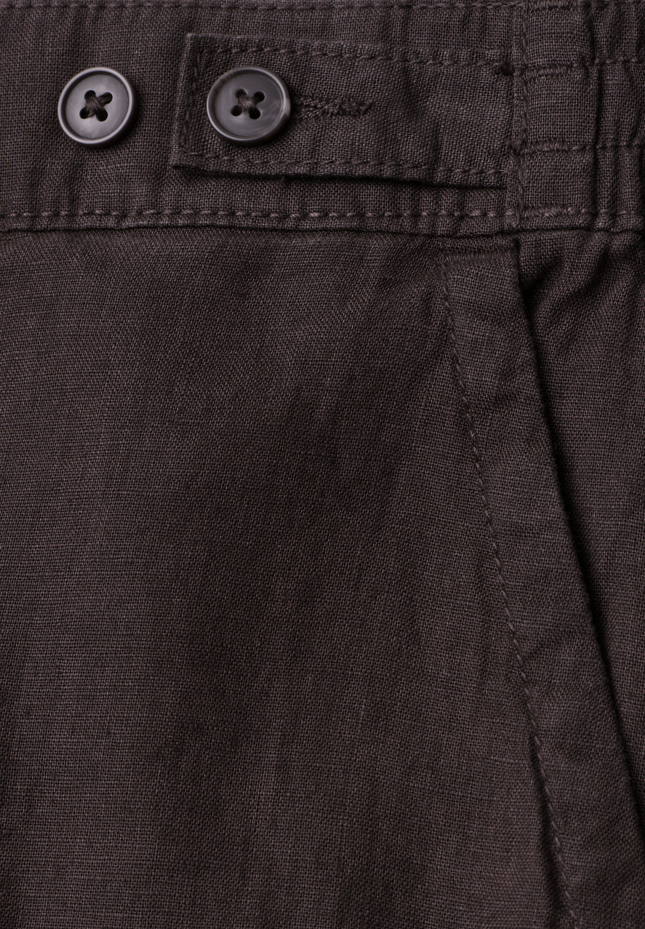 STREET ONE Stoffhose  im Loose Fit und aus Leinen