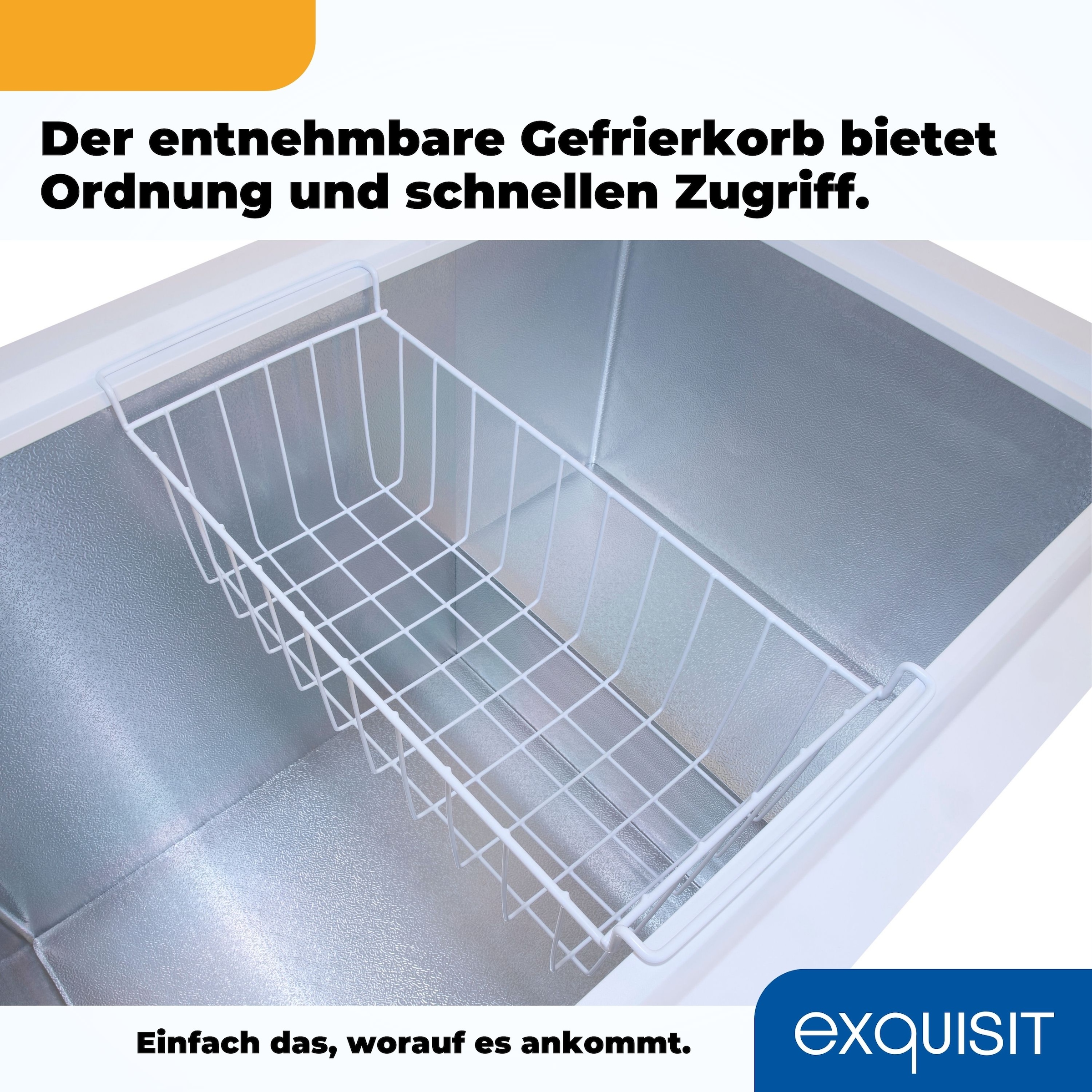 exquisit Gefriertruhe »GT300-050C weiss«, 83,5 cm hoch, 105,5 cm breit
