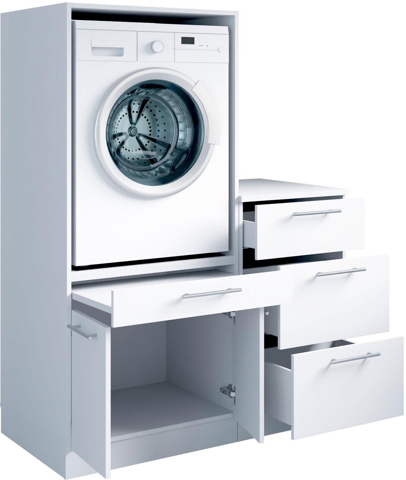 Laundreezy Mehrzweckschrank-Set »Laundreezy, 2-tlg. Mehrzweckschrank-Set B/H/T 118/162/68 cm« 2 Stk. tlg.