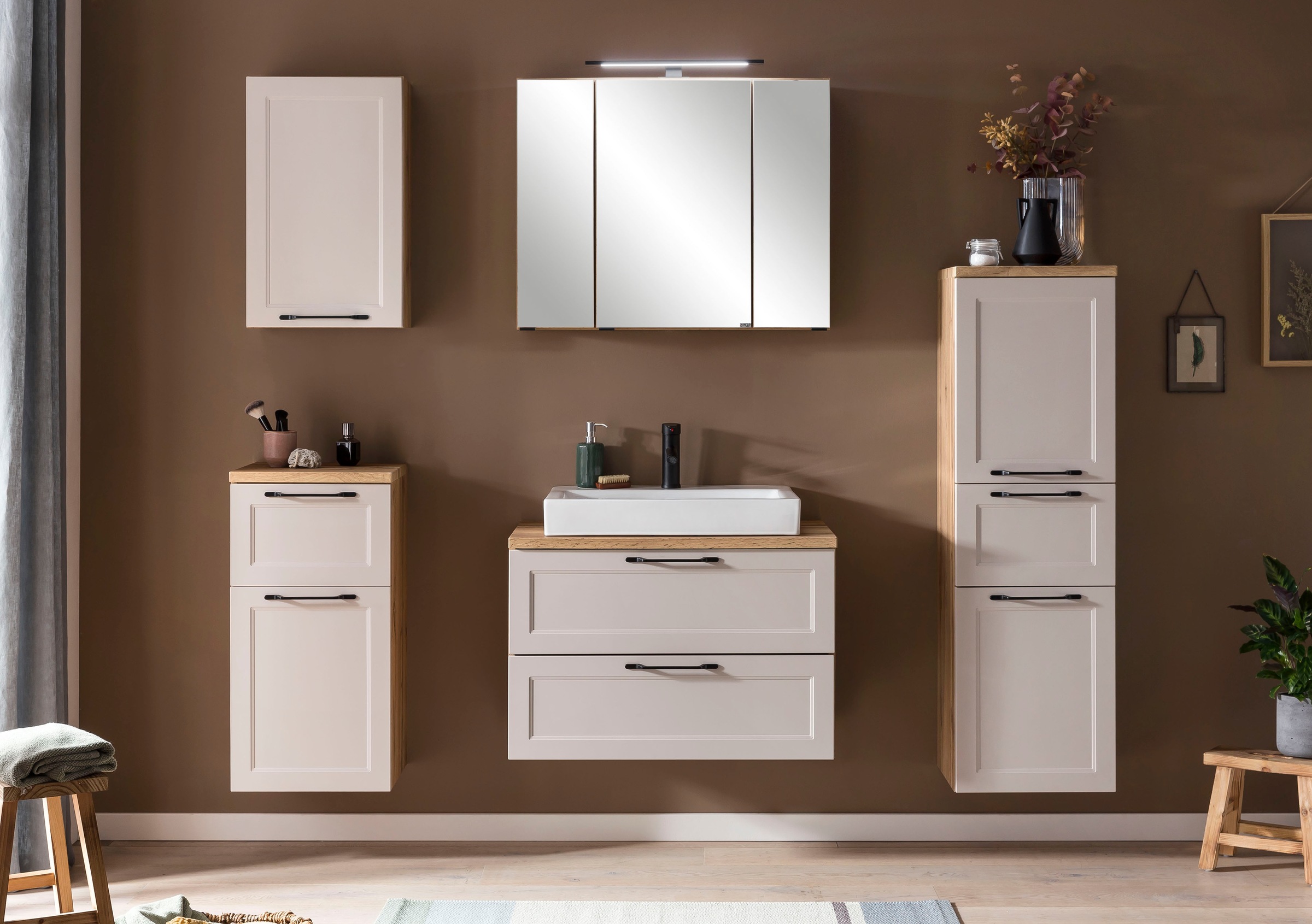 welltime Midischrank »Lana«, Badmöbel, 40 cm breit