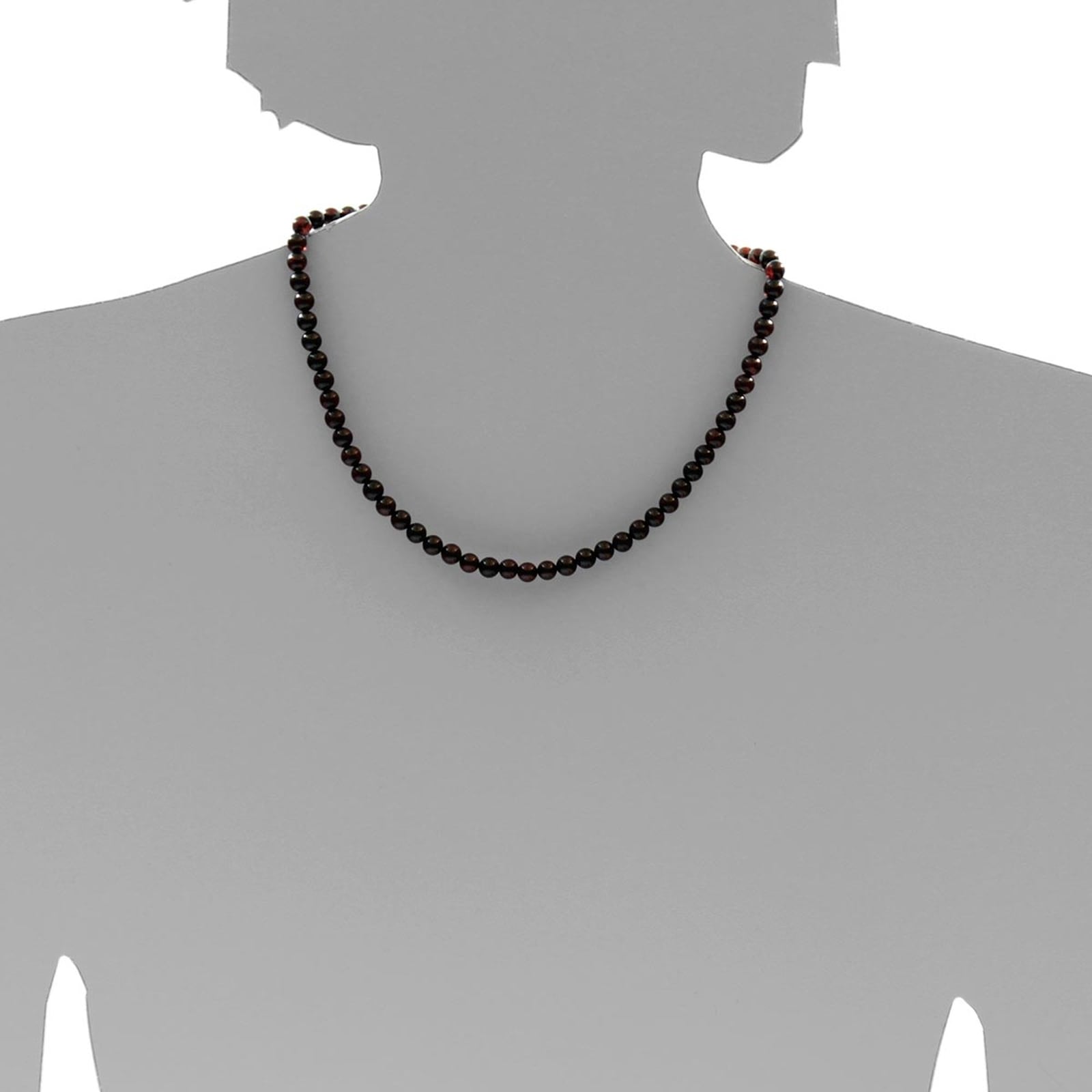 OSTSEE-SCHMUCK Kette ohne Anhänger »- Kugel 6 mm - Bernstein - ,«