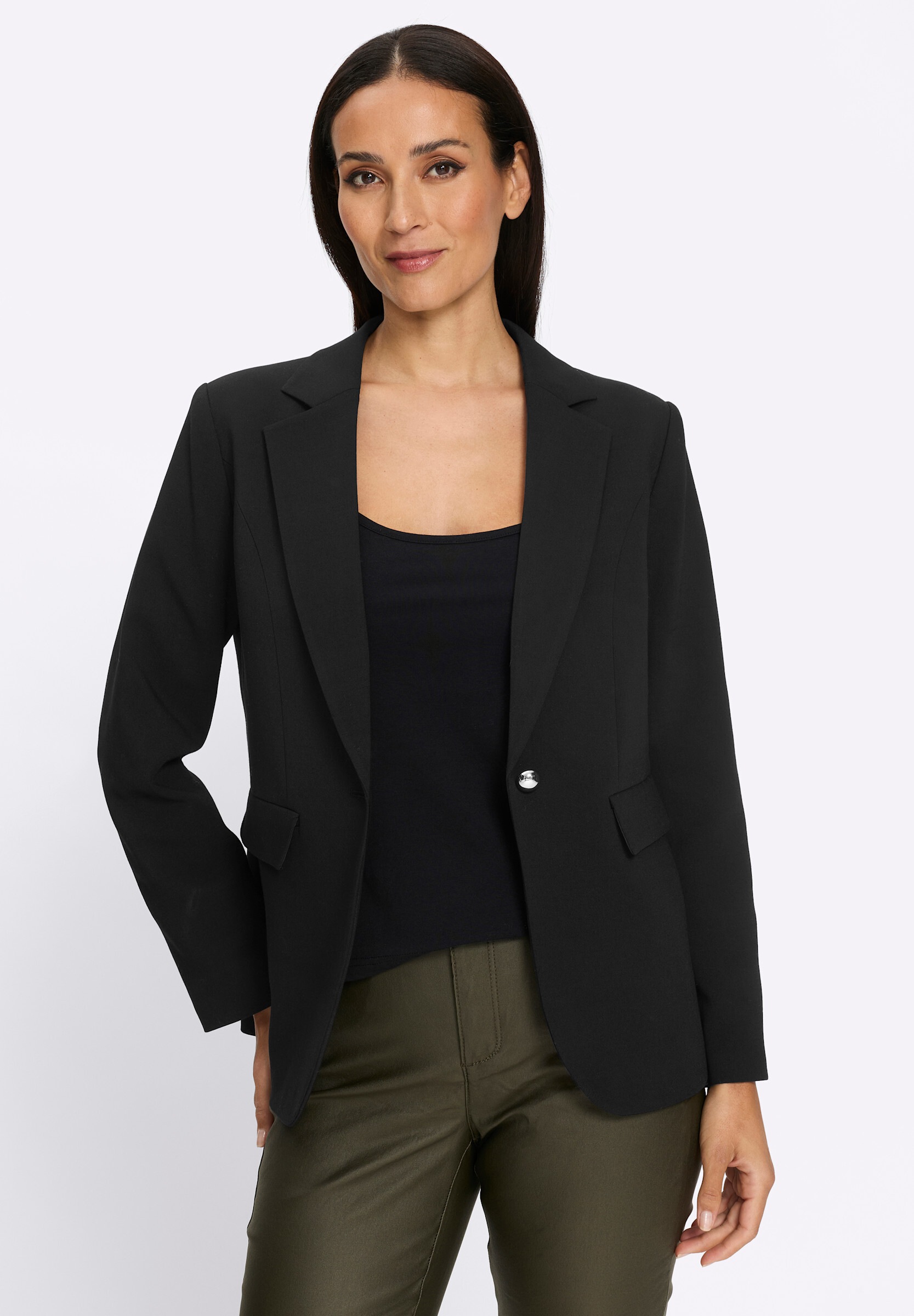 heine Blusenblazer »Blazer Blazer mit Schulterpolster«