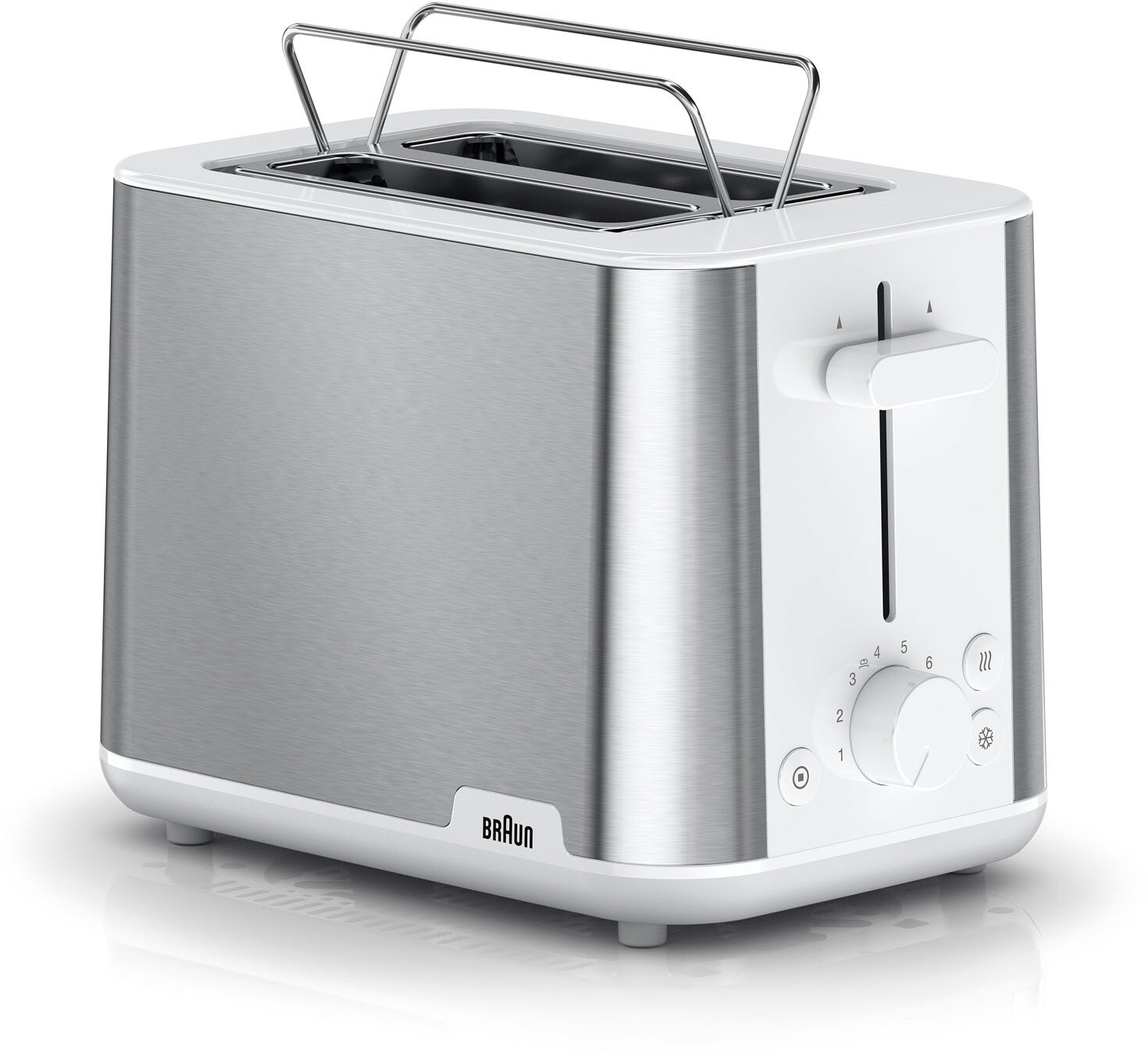 Braun Jahren Toaster mit Schlitze, XXL »PurShine 1510 900 2 3 WH«, W HT Garantie kurze