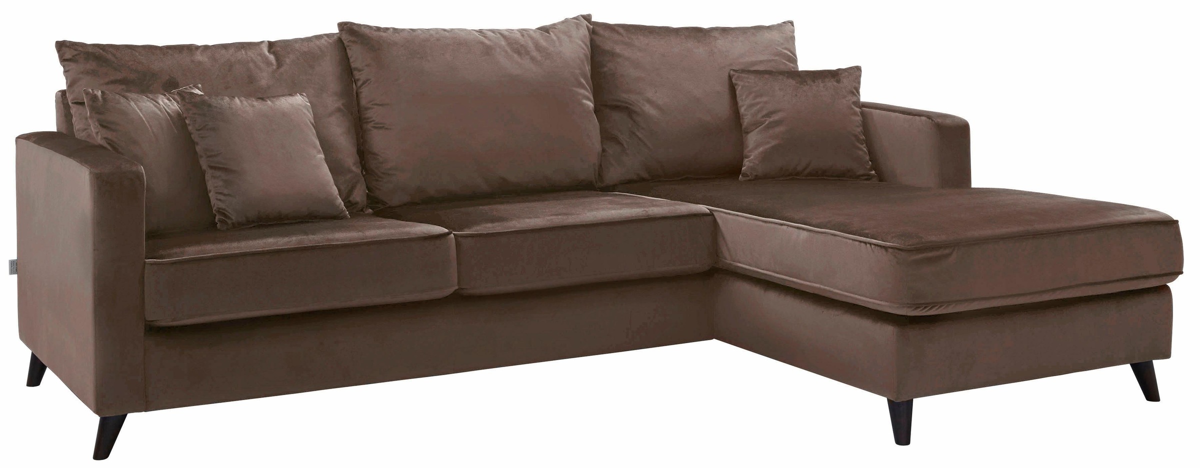 Guido Maria Kretschmer Home&Living Ecksofa »Renesse L-Form«, lose Kissen, Keder an Sitzkissen