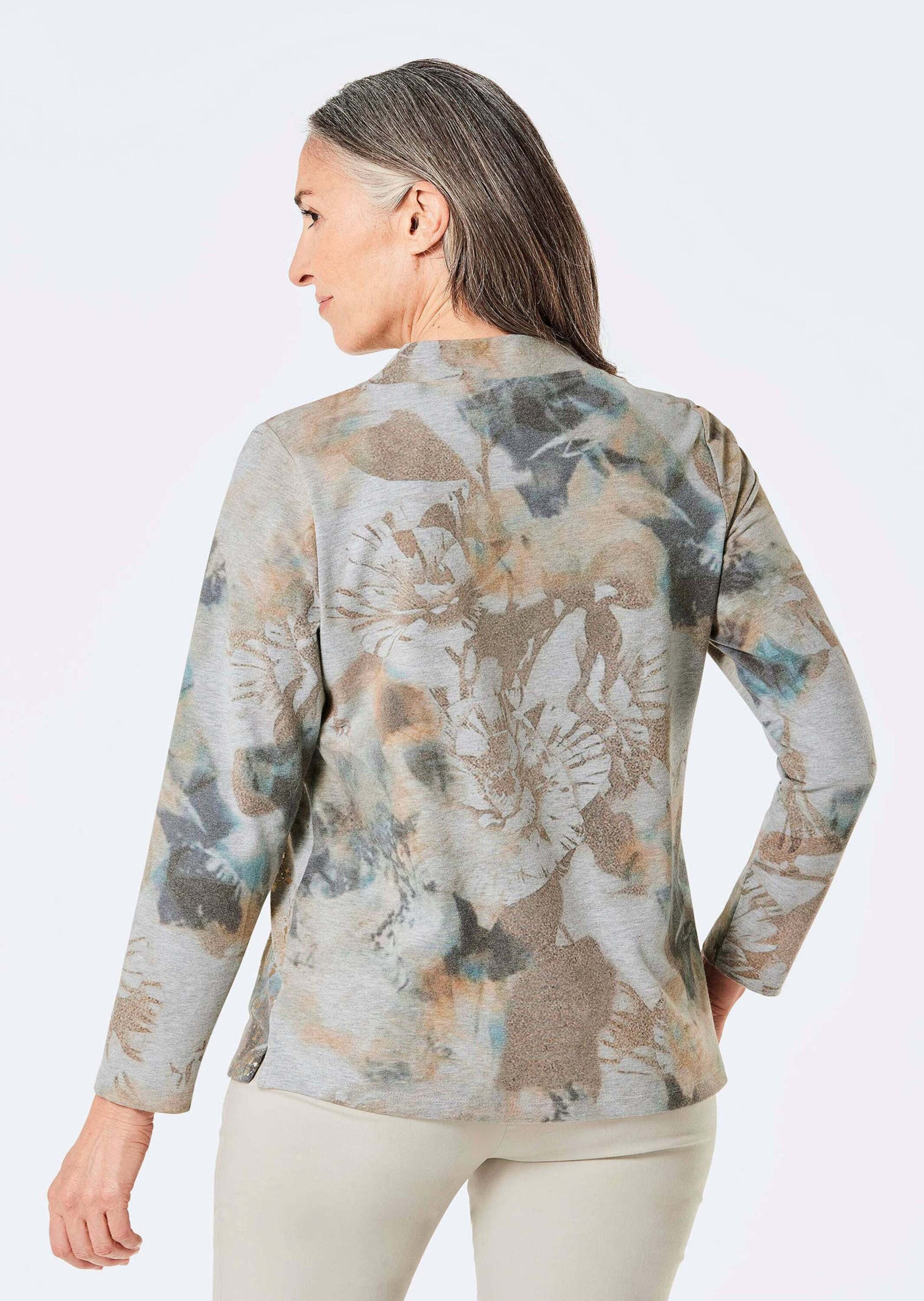 GOLDNER Kurzarmshirt »Kurzgröße Sweatshirt«