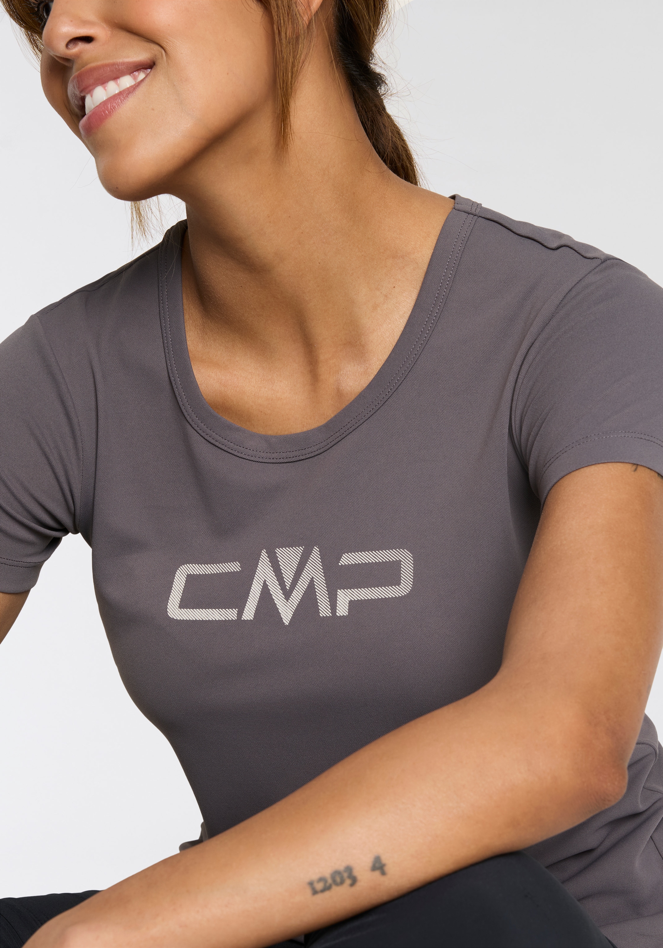CMP Funktionsshirt »WOMAN CO T-SHIRT«, (1 tlg.), Schnell trocknend & Atmungsaktiv