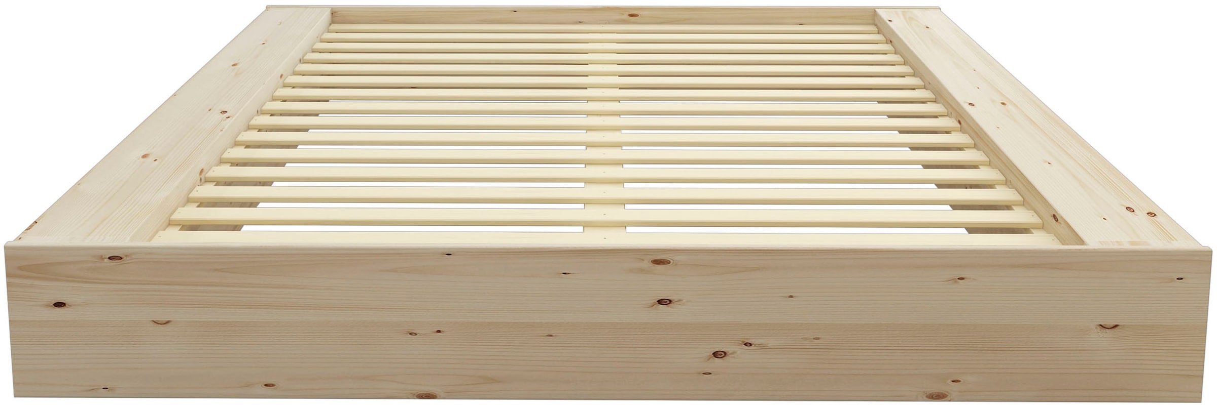 Home affaire Stauraumbett »Erno, Massivholzbett, Futonbett, 275KG belastbar«, (Breite/ Belastbarkeit: 120cm/275 KG, 180cm/275 KG), mit Lattenrost, Massivholz, FSC® zertifiziert, viel Stauraum + Ablagen