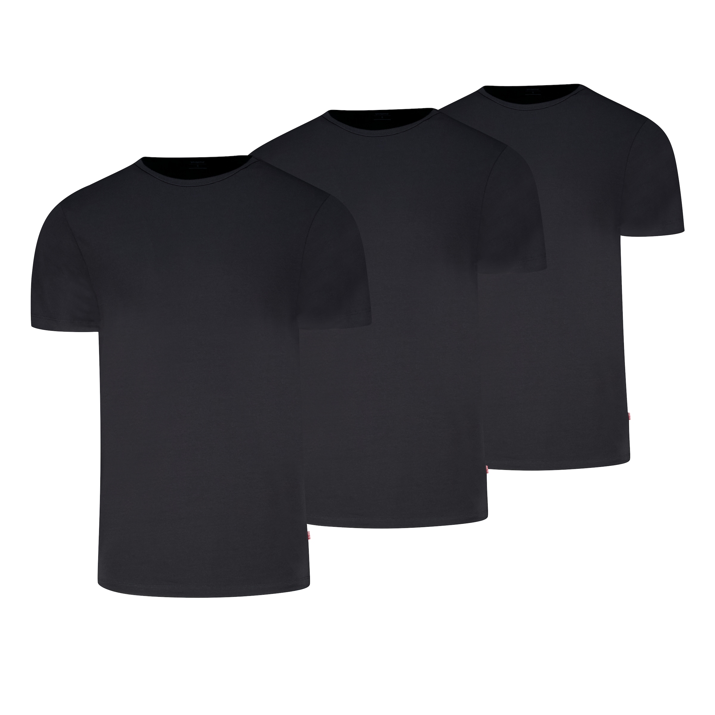 Levi's® T-Shirt »LEVIS MEN SOLID CREW« 3er Pack,  mit Rundhalsausschnit und kurzen Ärmeln, Multipack