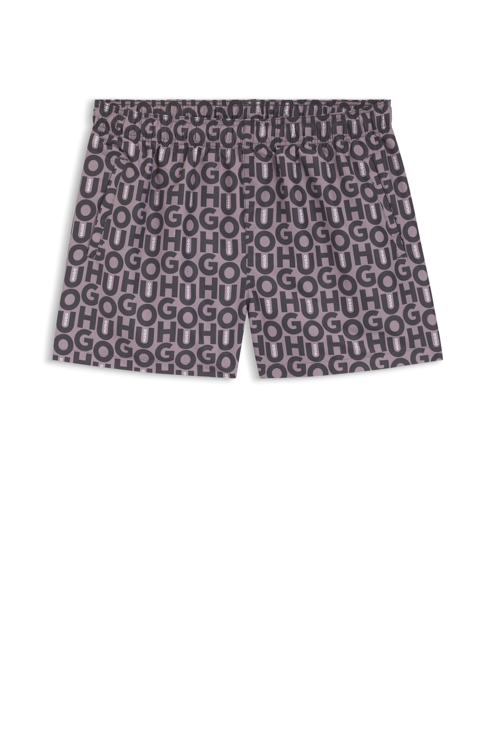 HUGO Underwear Badeshorts »NALU« elastischer Bund, Allover Print