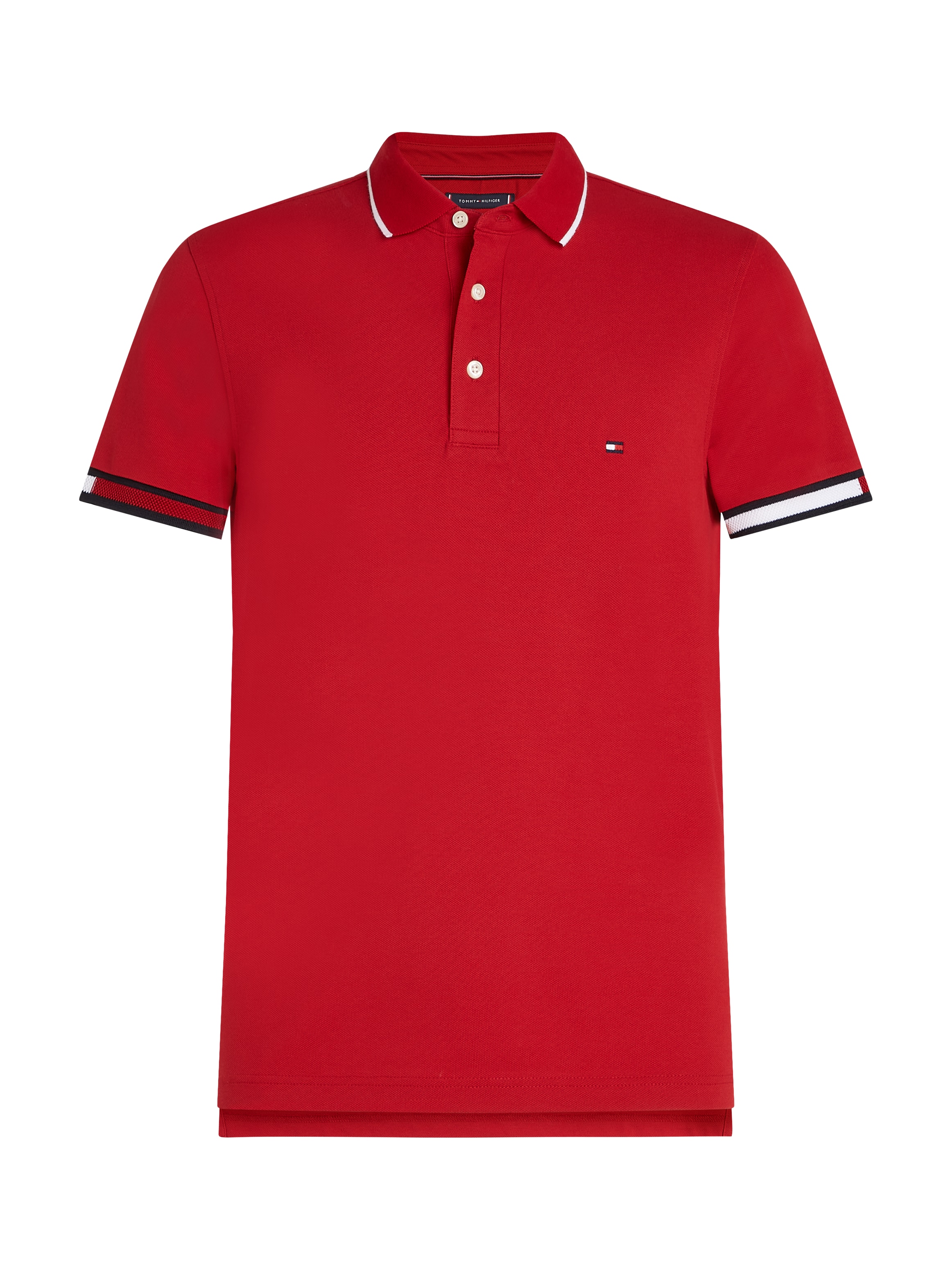 Tommy Hilfiger Poloshirt »FLAG CUFF SLIM FIT POLO«
