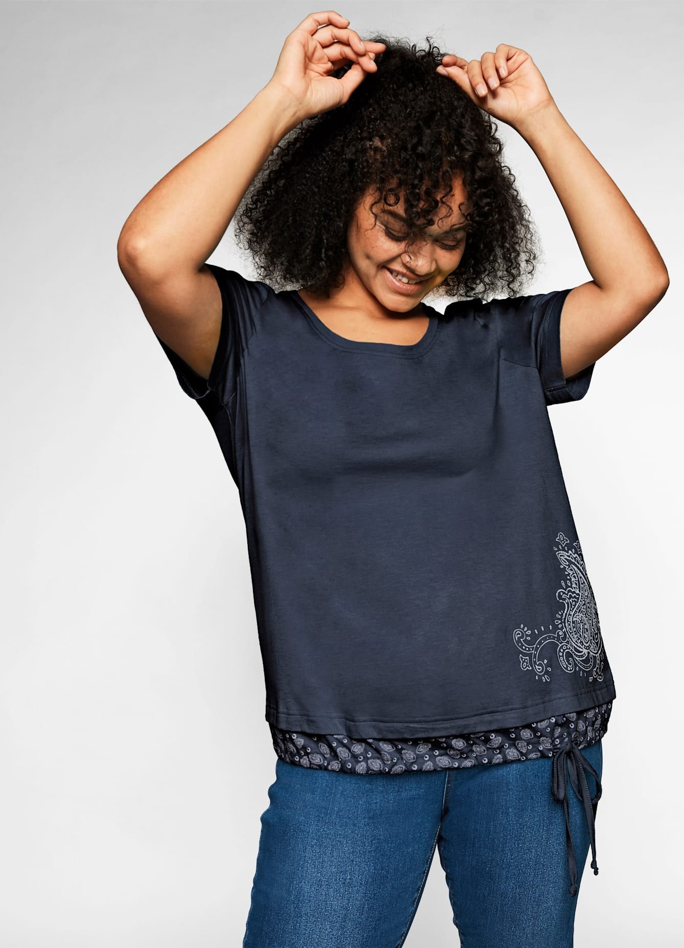 Sheego T-Shirt »T-Shirt« 1 Stk. tlg.