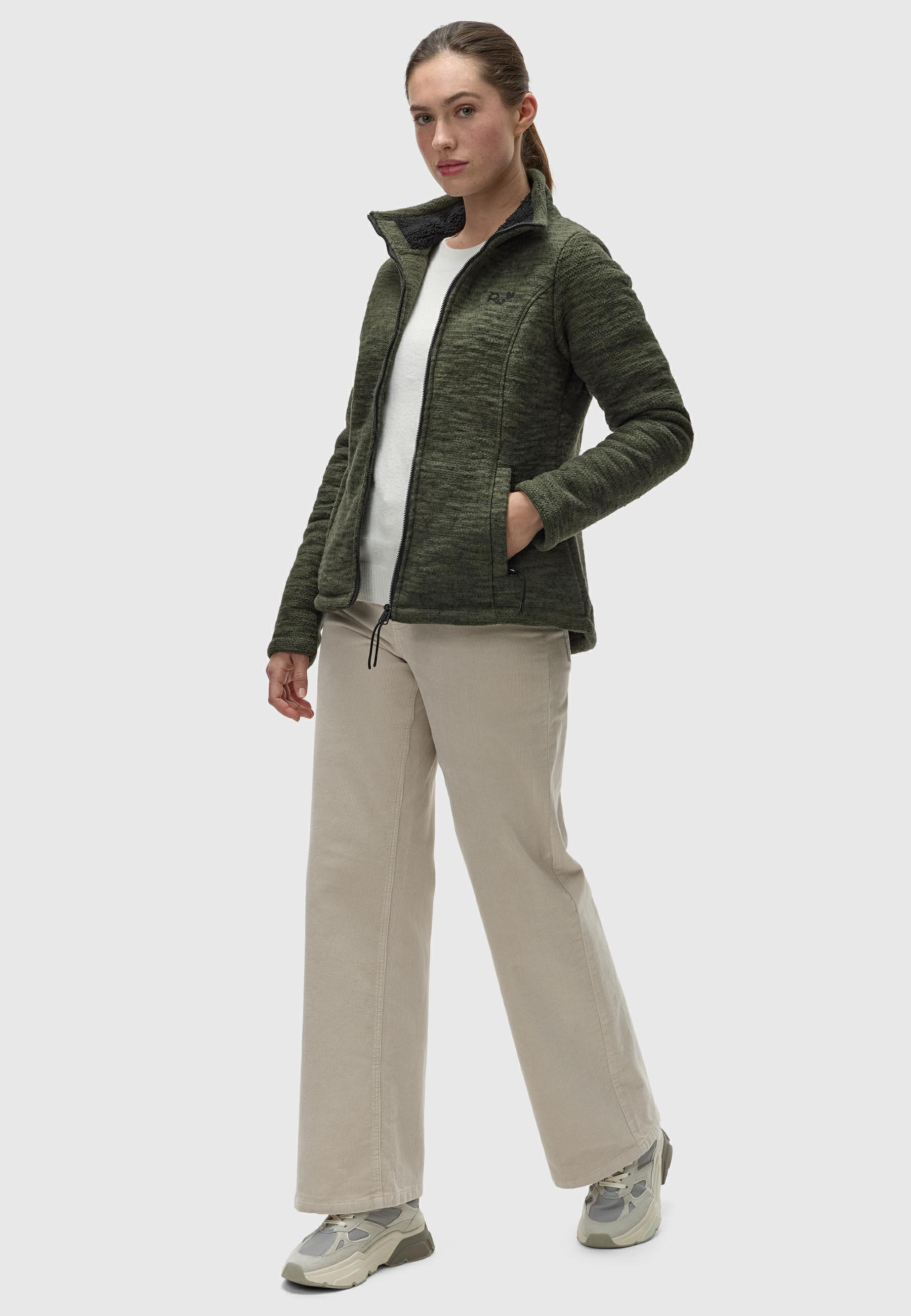 Ragwear Kapuzensweatjacke »Strickjacke Liram Melange«