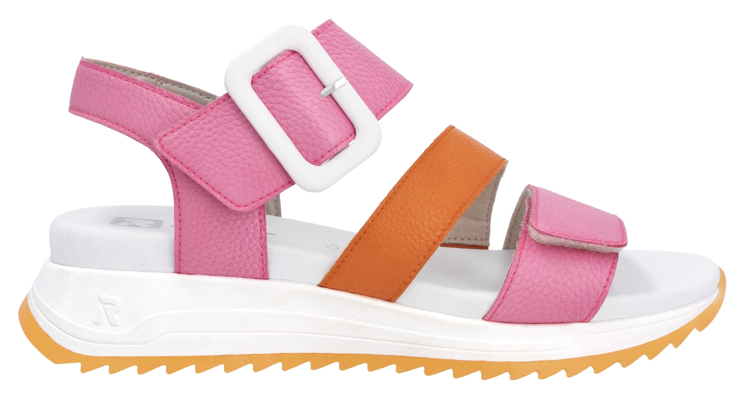 RIEKER Sport Riemchensandale, Sommerschuh, Klettschuh, Outdoorsandale mit weichem Fußbett