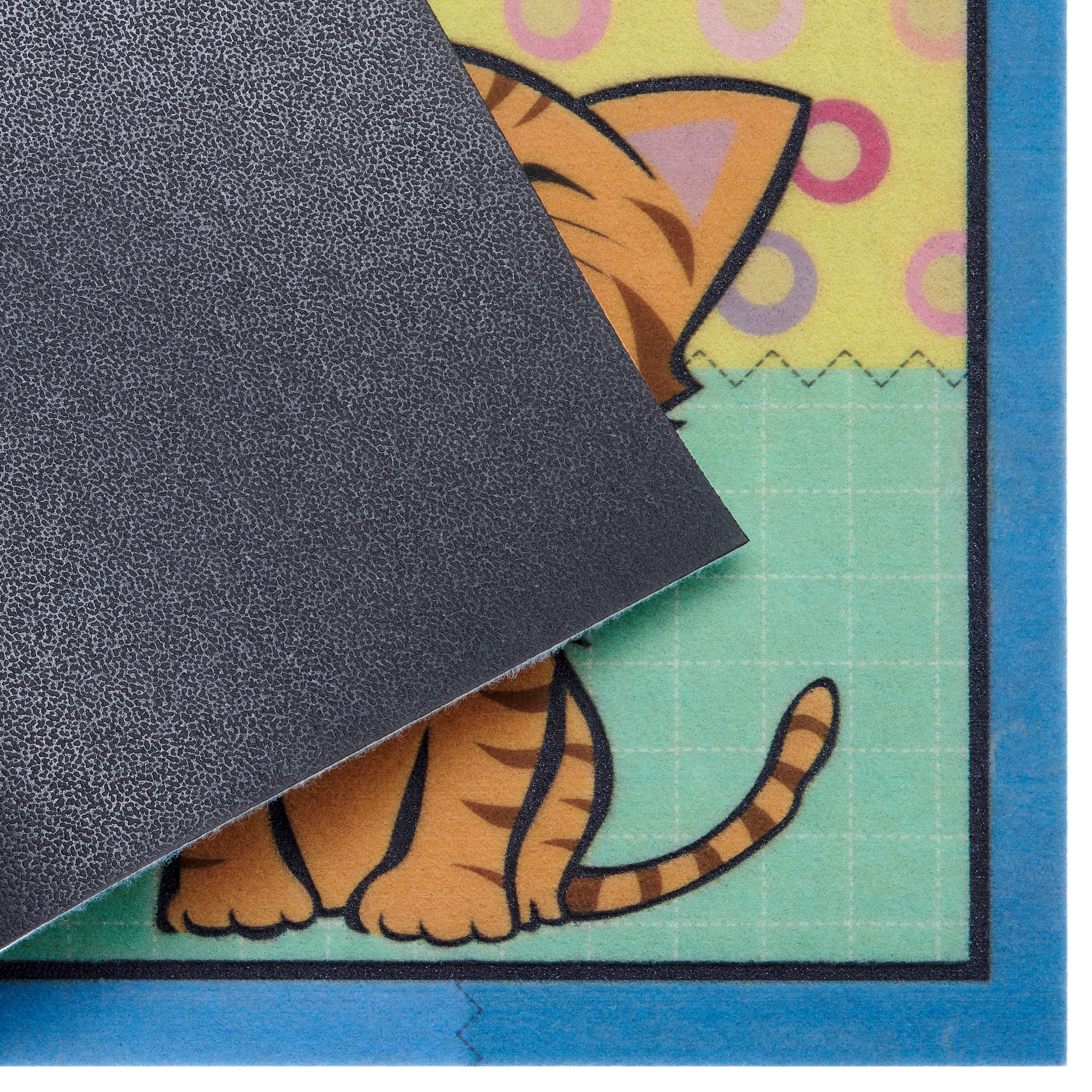 my home Fußmatte »Katze hello, Türmatte«, rechteckig, 6 mm Höhe, Tiermotiv, Robust, Pflegeleicht, Rutschfest, Hallo