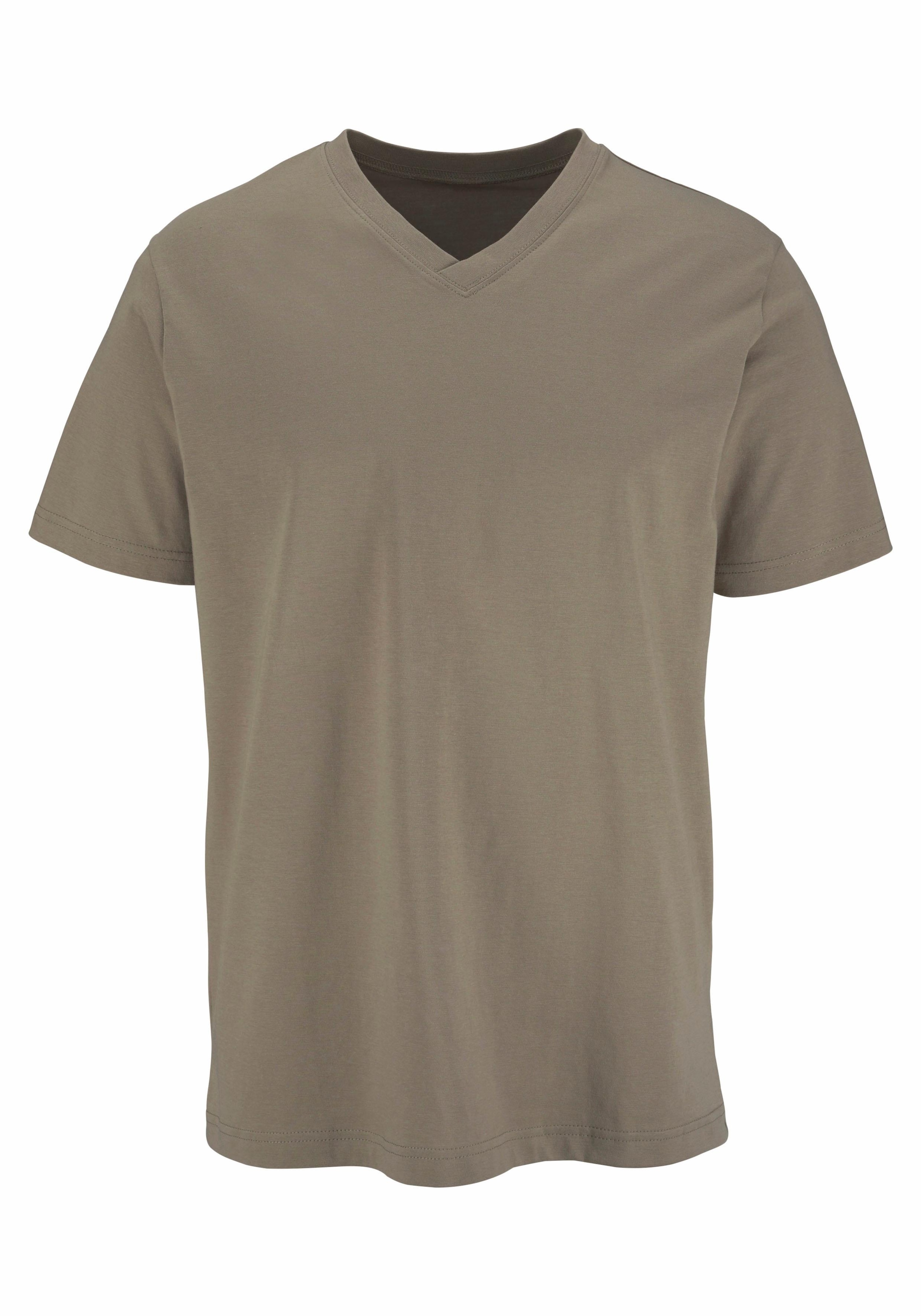 H.I.S T-Shirt Packung, 3 Stk. tlg. mit V-Ausschnitt aus Baumwolle, Unterhemd, T-Shirt