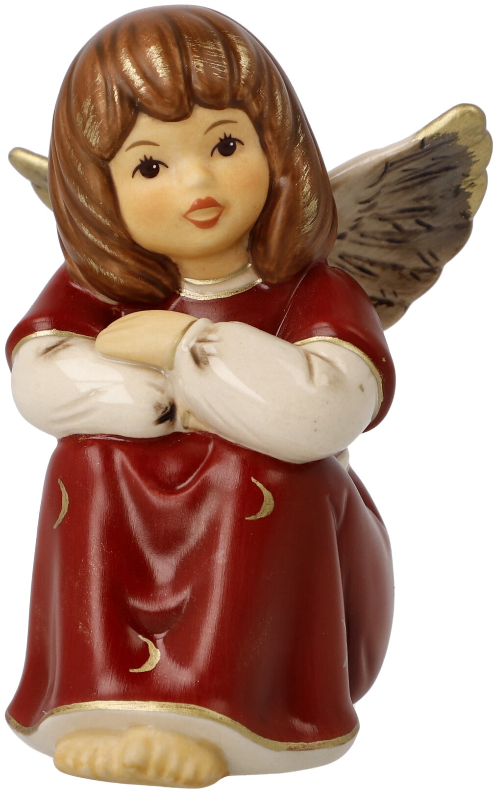 Weihnachtsdeko Engelchen »Himmelsboten, rot«, - Verträumtes Engel Steingut, Engelfigur kaufen Goebel bequem