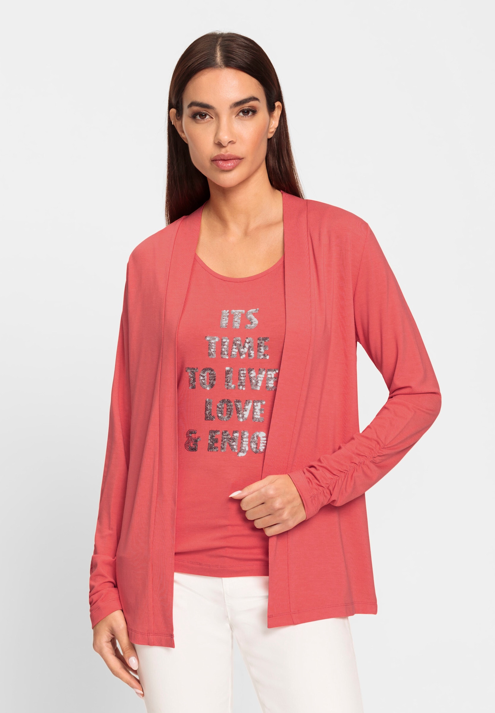 heine T-Shirt »Twinset Twin-Set aus Viskose-Qualität«