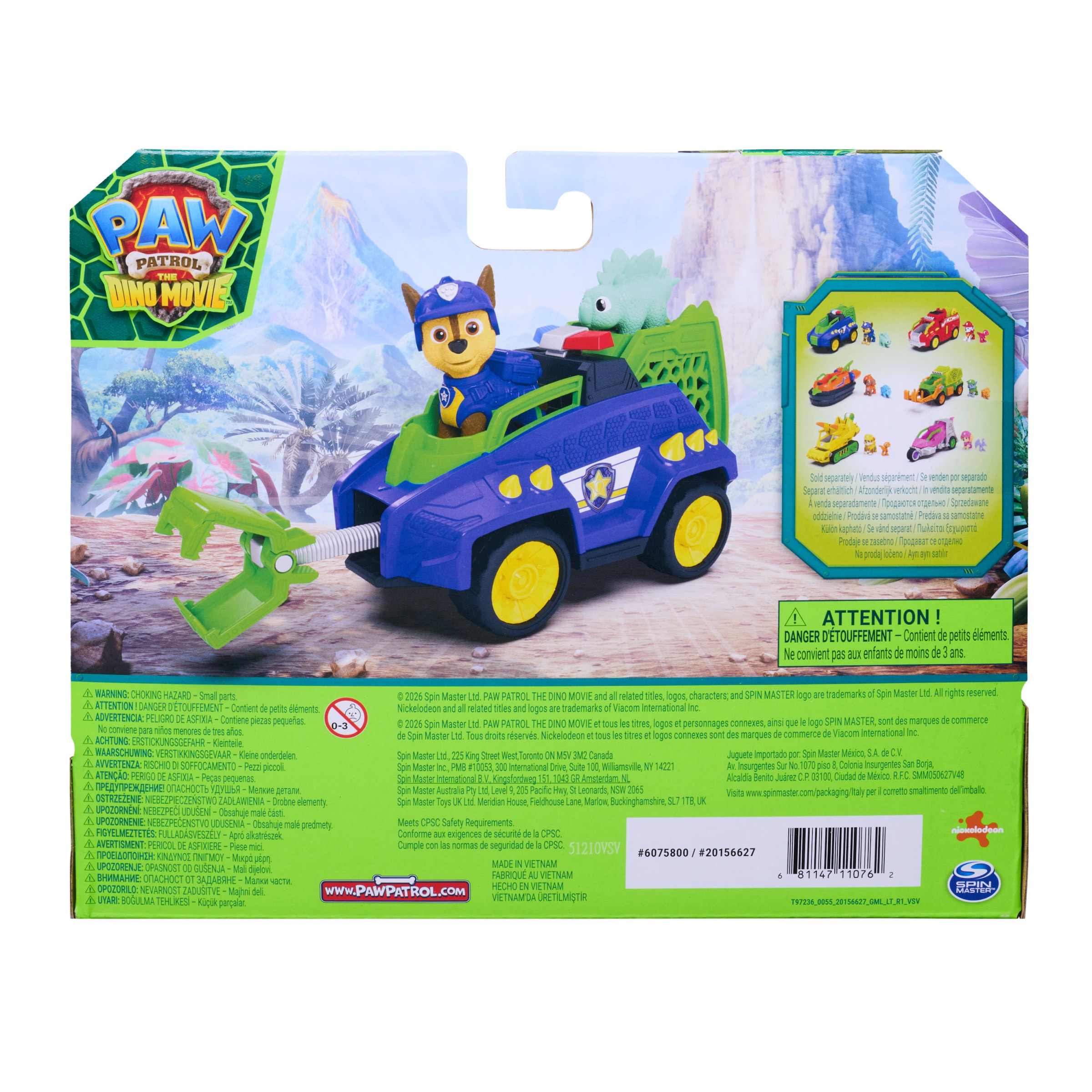 Spin Master Spielzeug-Auto »PAW Patrol: Der Dino Film, Chases Dino-Rettungs-Cruiser«