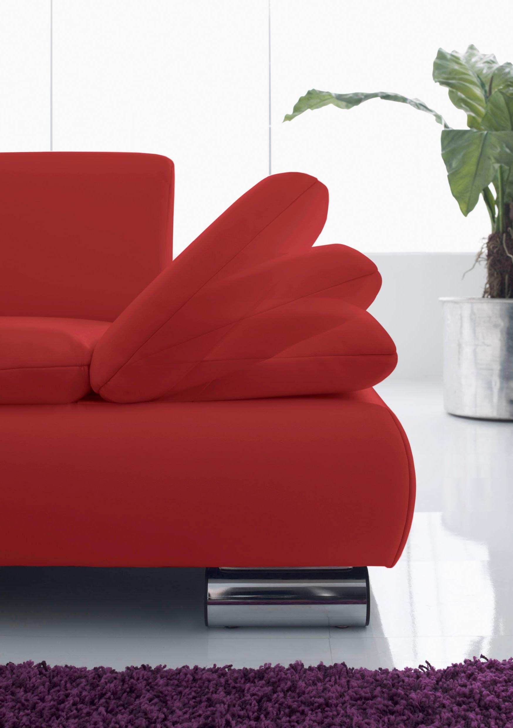 Max Winzer® Ecksofa »Toulouse modern und bequem, aktuelles Design, hoher Sitzkomfort«, mit klappbaren Armlehnen, Breite 271 cm