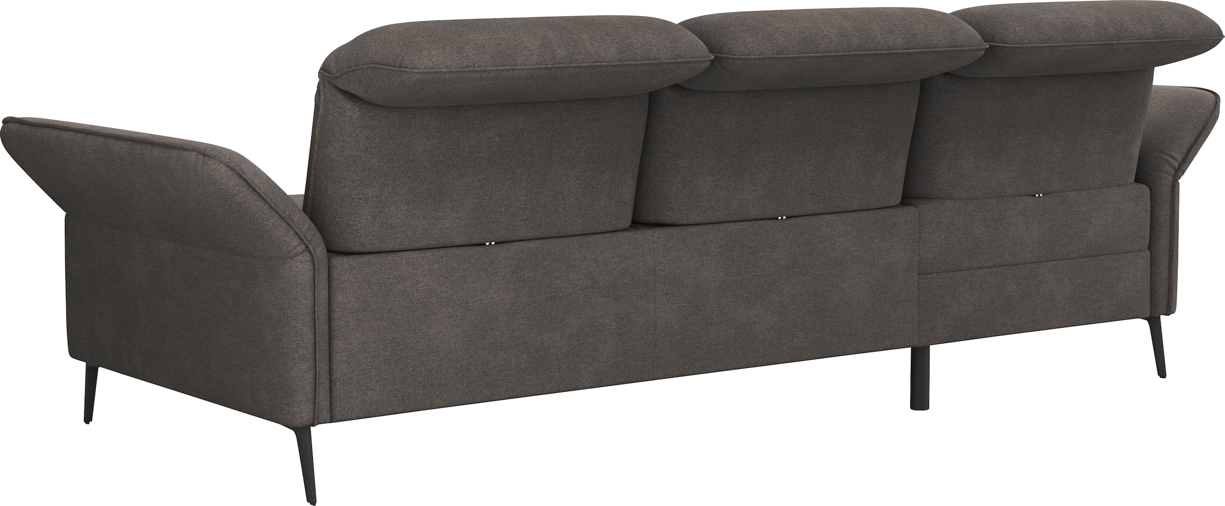 sit&more Ecksofa »Emely, inkl. Sitztiefenverstellung«, wahlweise mit Bettfunktion,Bettkasten,Kopf- & Armteilverstellung