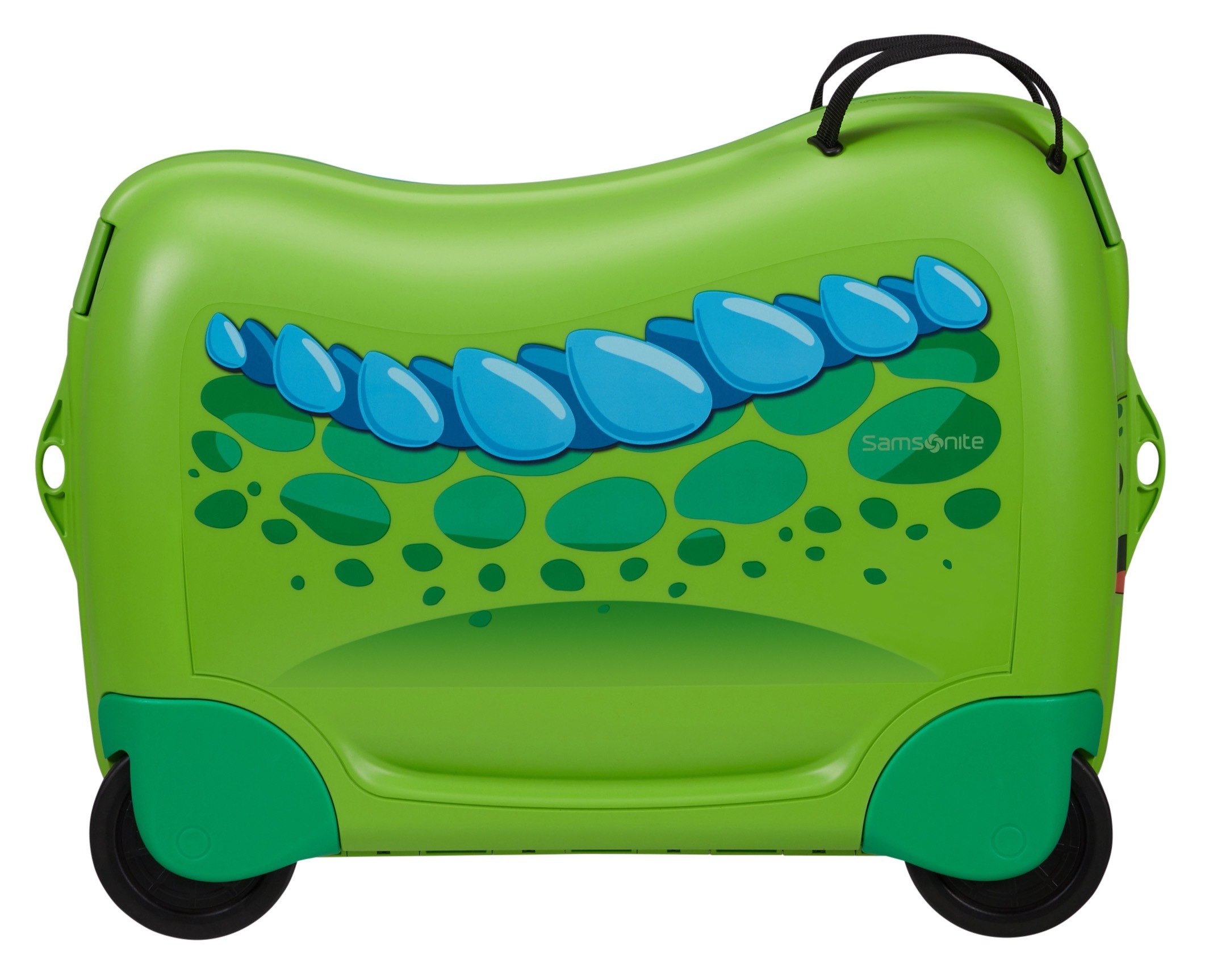 Samsonite Kinderkoffer »DREAM2GO DINOSAUR D.«, 4 Rollen, Kindertrolley Kindergepäck Handgepäck zum Sitzen und Ziehen