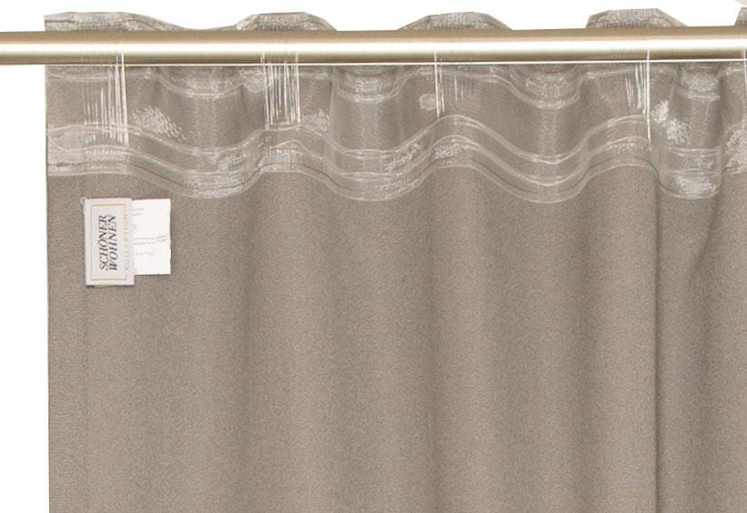 SCHÖNER WOHNEN-Kollektion Vorhang »Option«, (1 St.), HxB: 250x130,  Blickdicht