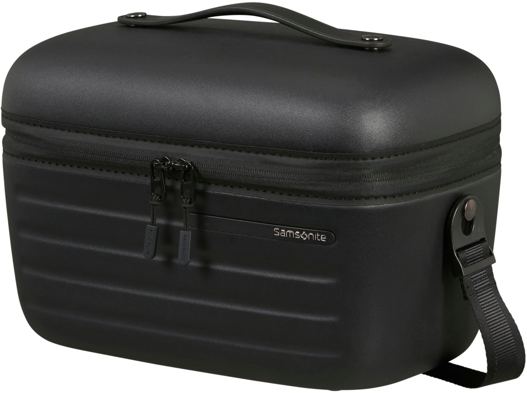 Samsonite Beautycase »STACKD Beauty Case, black, 25 cm«, Beauty-Bag Beautybox Schminketui...