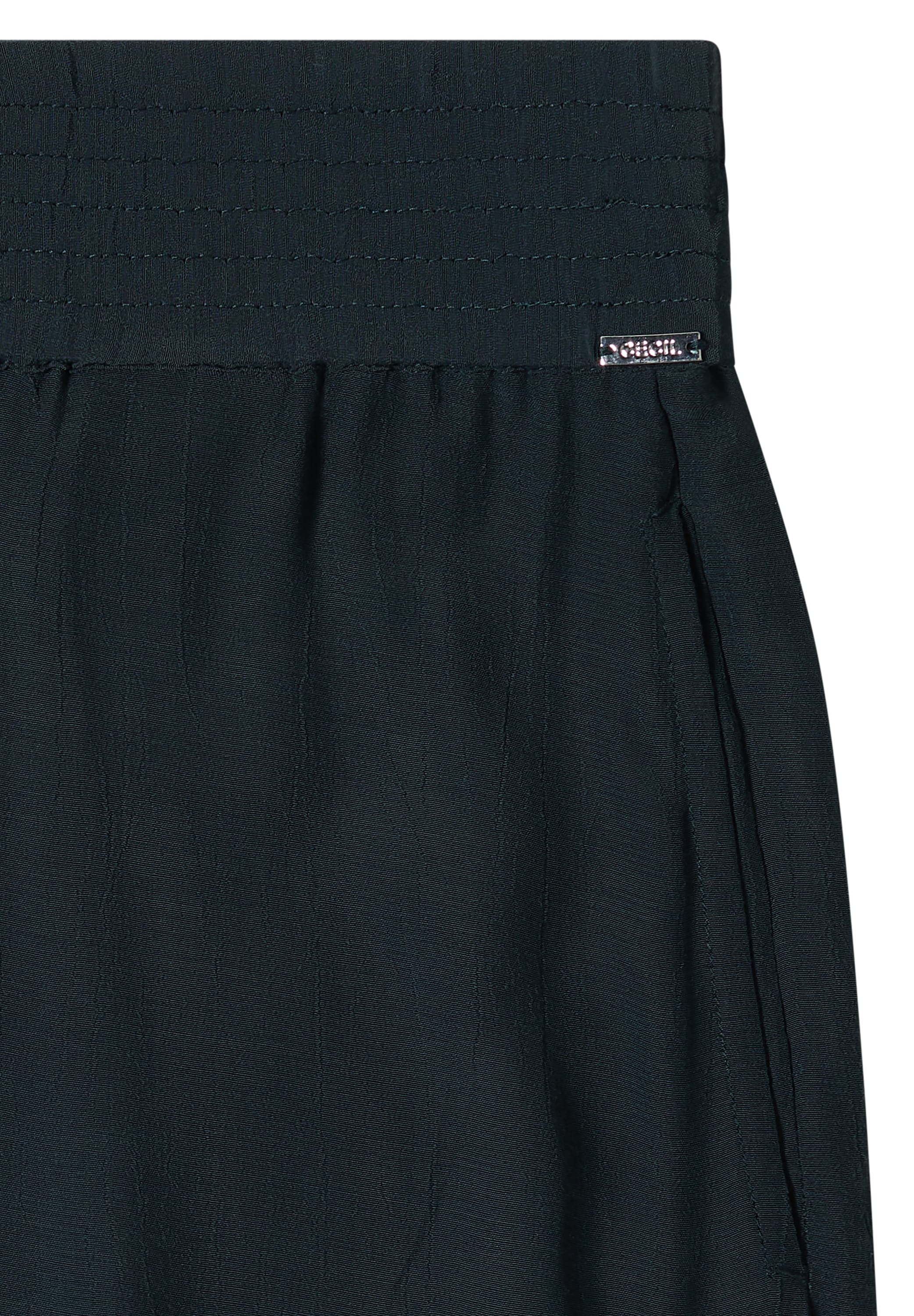 Cecil Stoffhose  Loose Fit, Viskose, feine Struktur