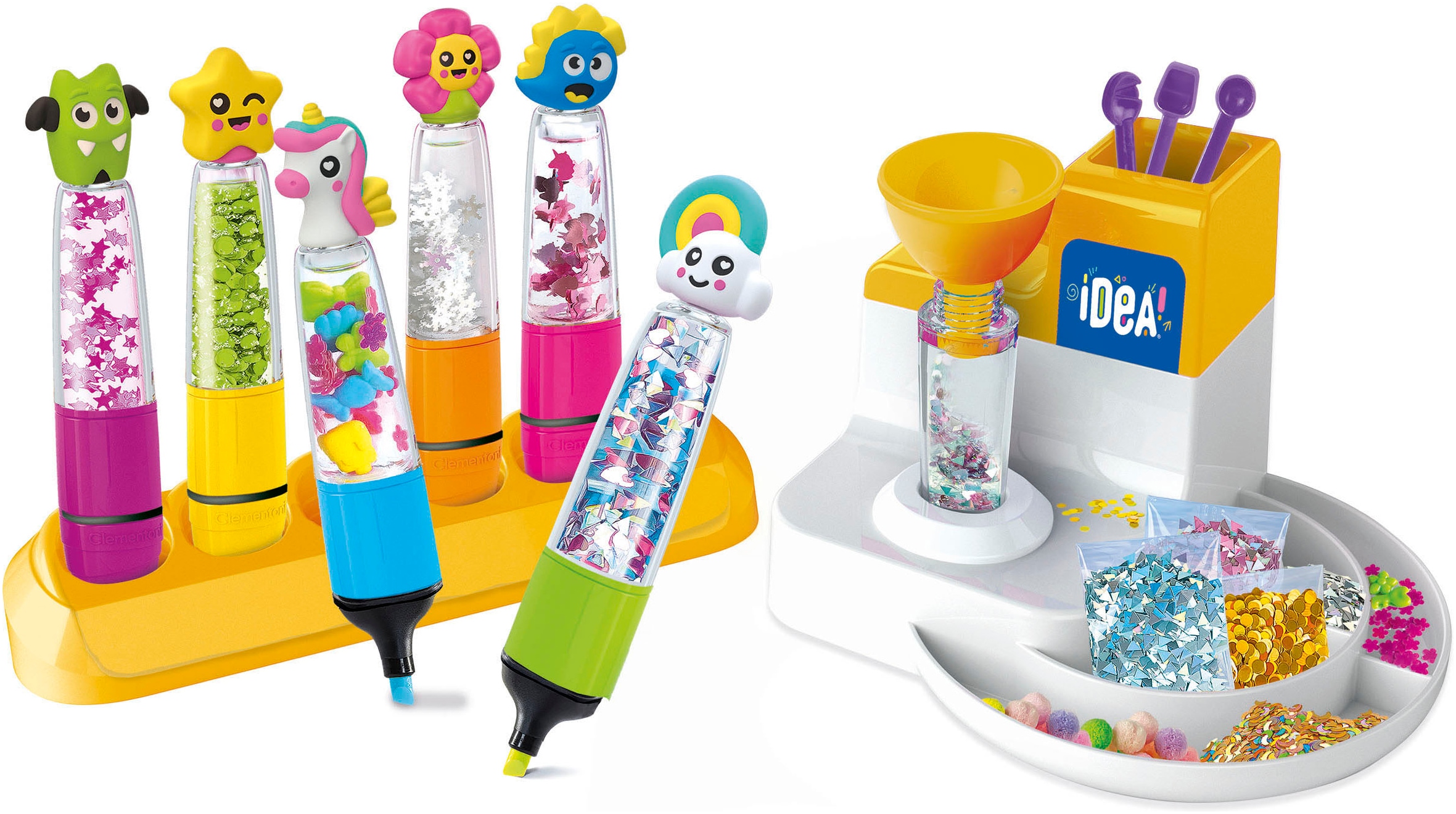 Clementoni® Kreativset »Idea, Mein Textmarker-Atelier«, Made in Europe